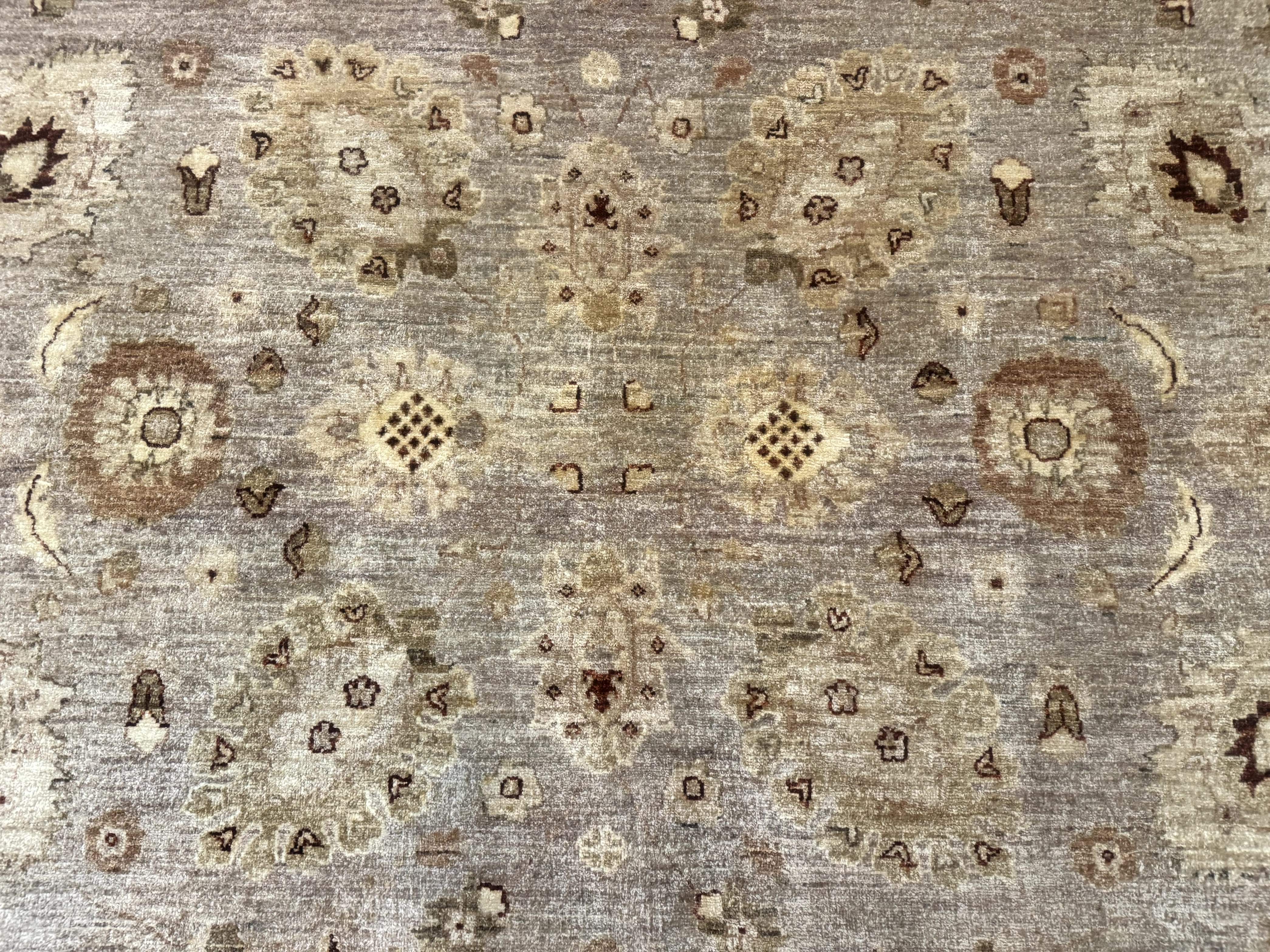 Pakistani Peshawar Rug 8x11, Indo Persian Mahal Carpet, Traditional Wool Oriental Rug - Jewel Rugs