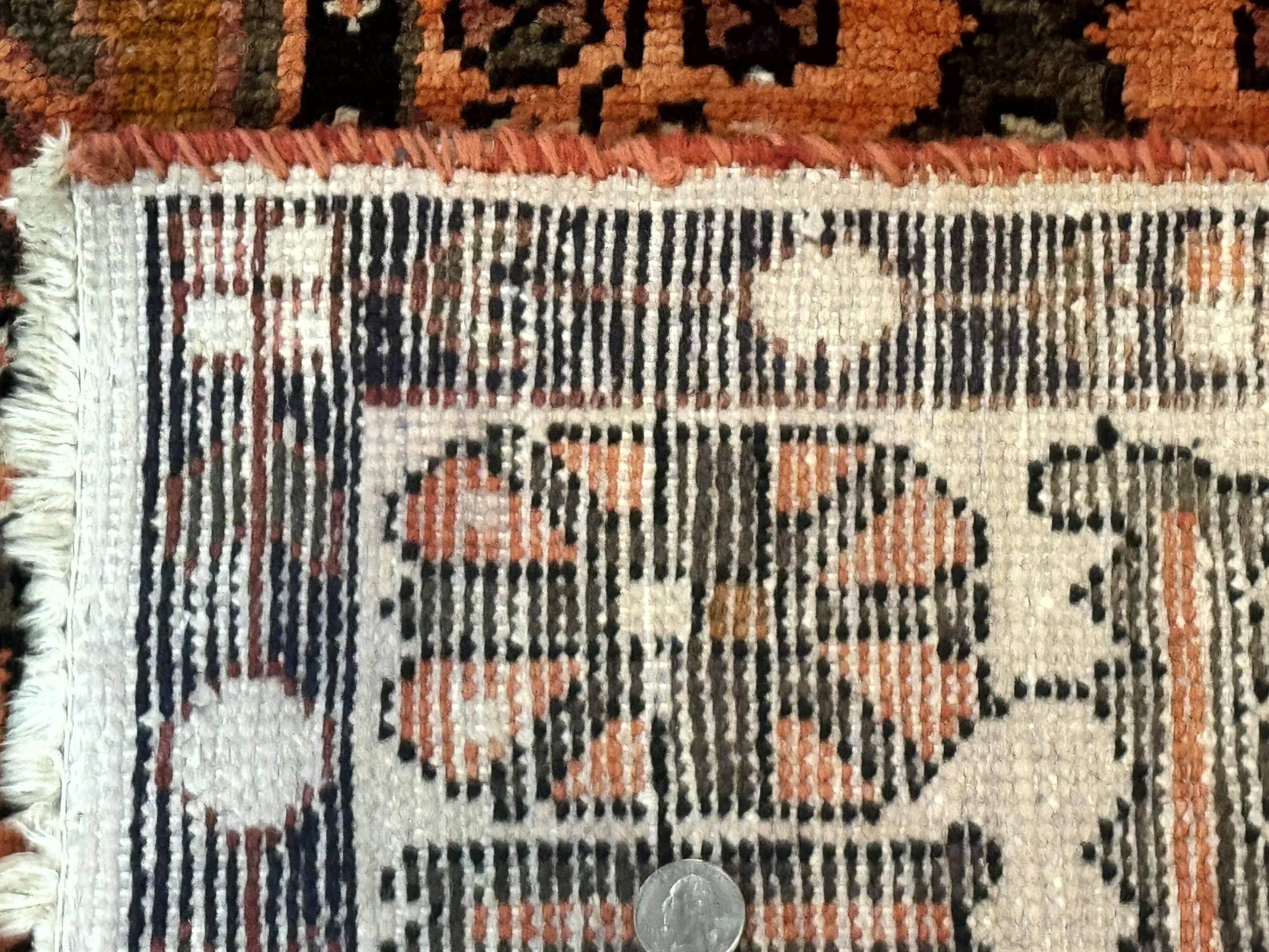 Persian Bakhtiari Tribal Rug 7x10, Panel Design, Semi Antique - Jewel Rugs