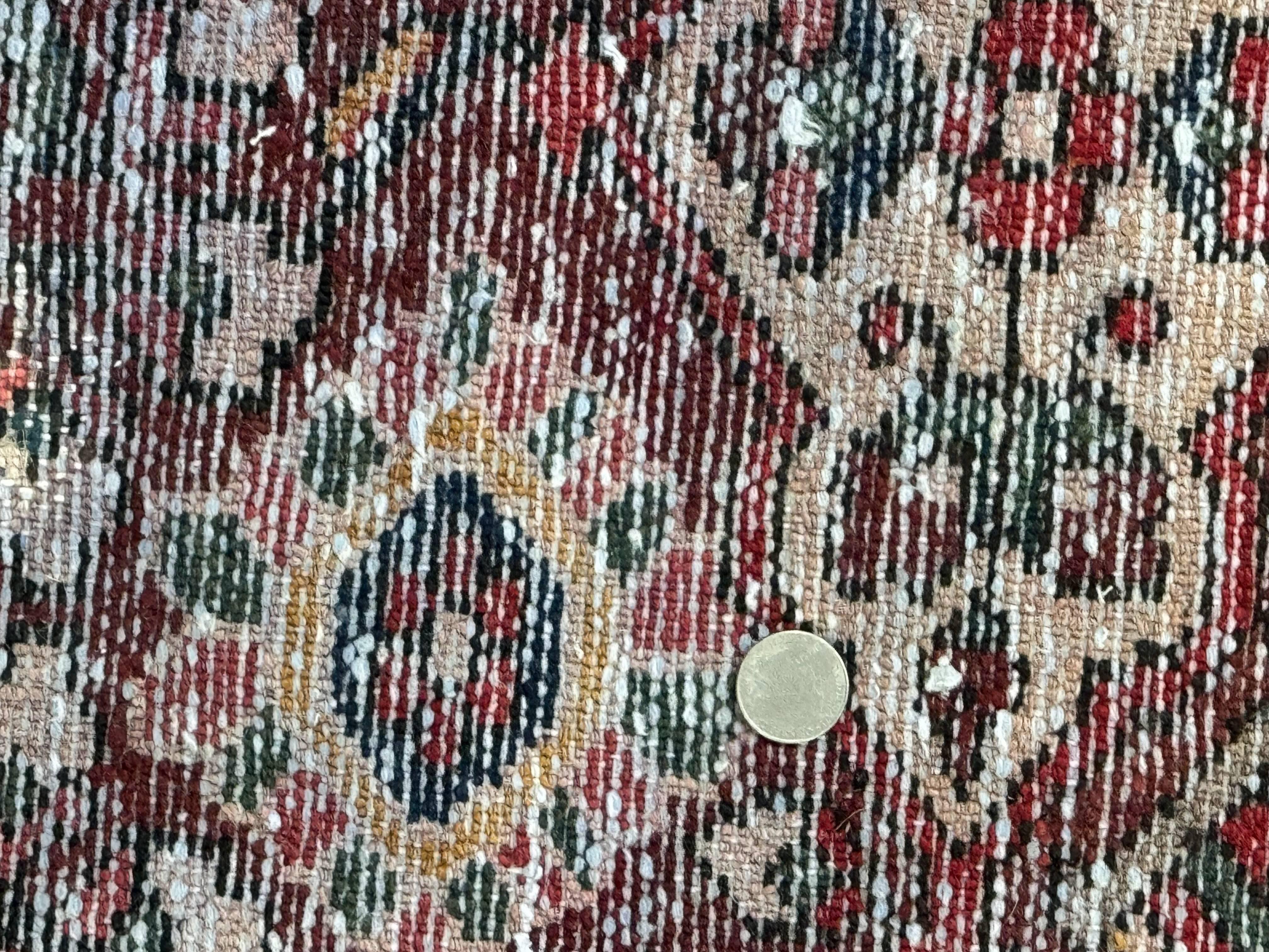 Rare Persian Bakhtiari Rug 10x13, Red, Semi Antique, Large Persian Carpet, Handmade - Jewel Rugs