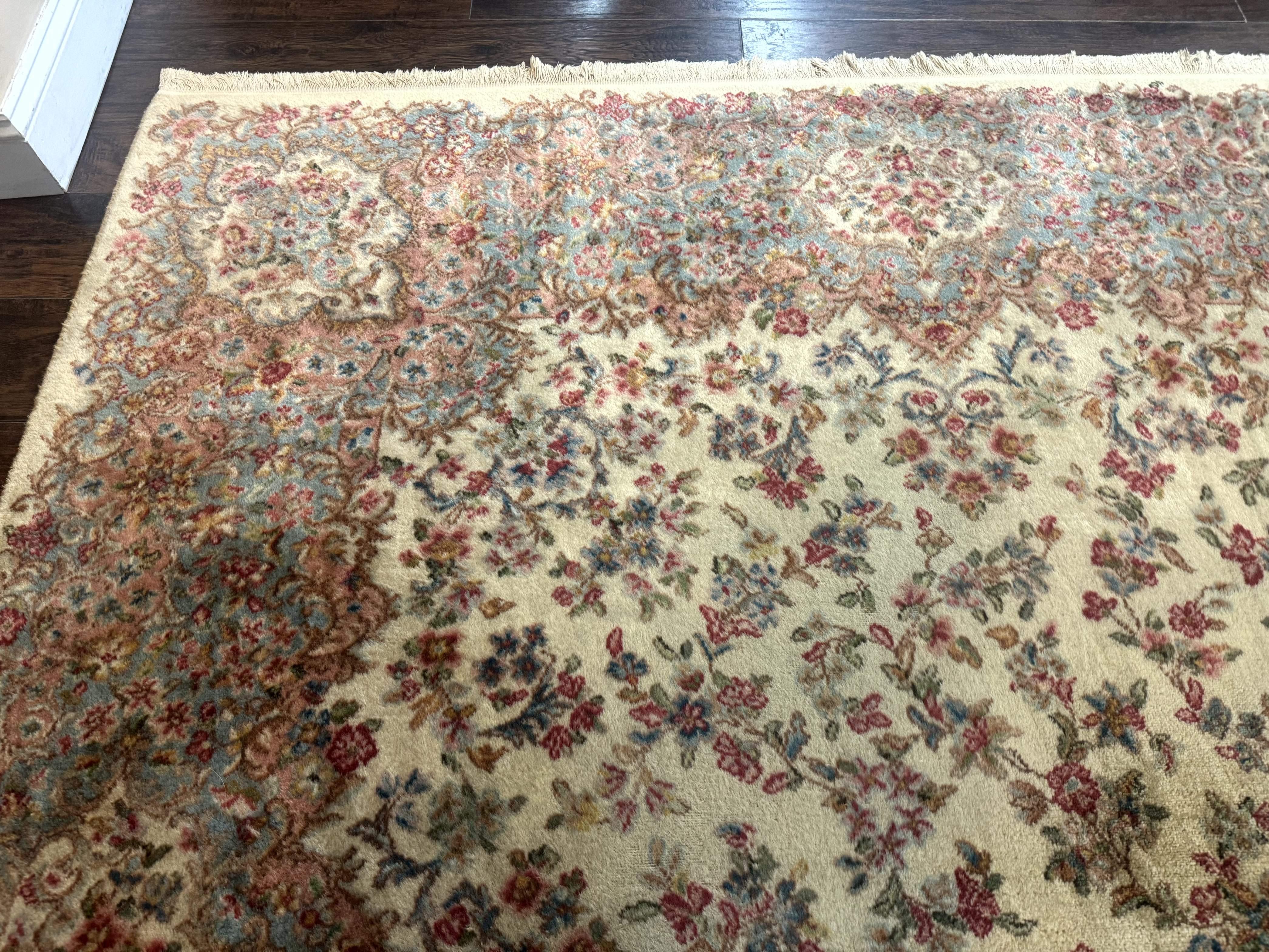 Karastan Kirman Rug #788, Wool Karastan Carpet 11x12, Unique Almost Square Size, Rare, Original 700 Series, Vintage Discontinued Karastan - Jewel Rugs