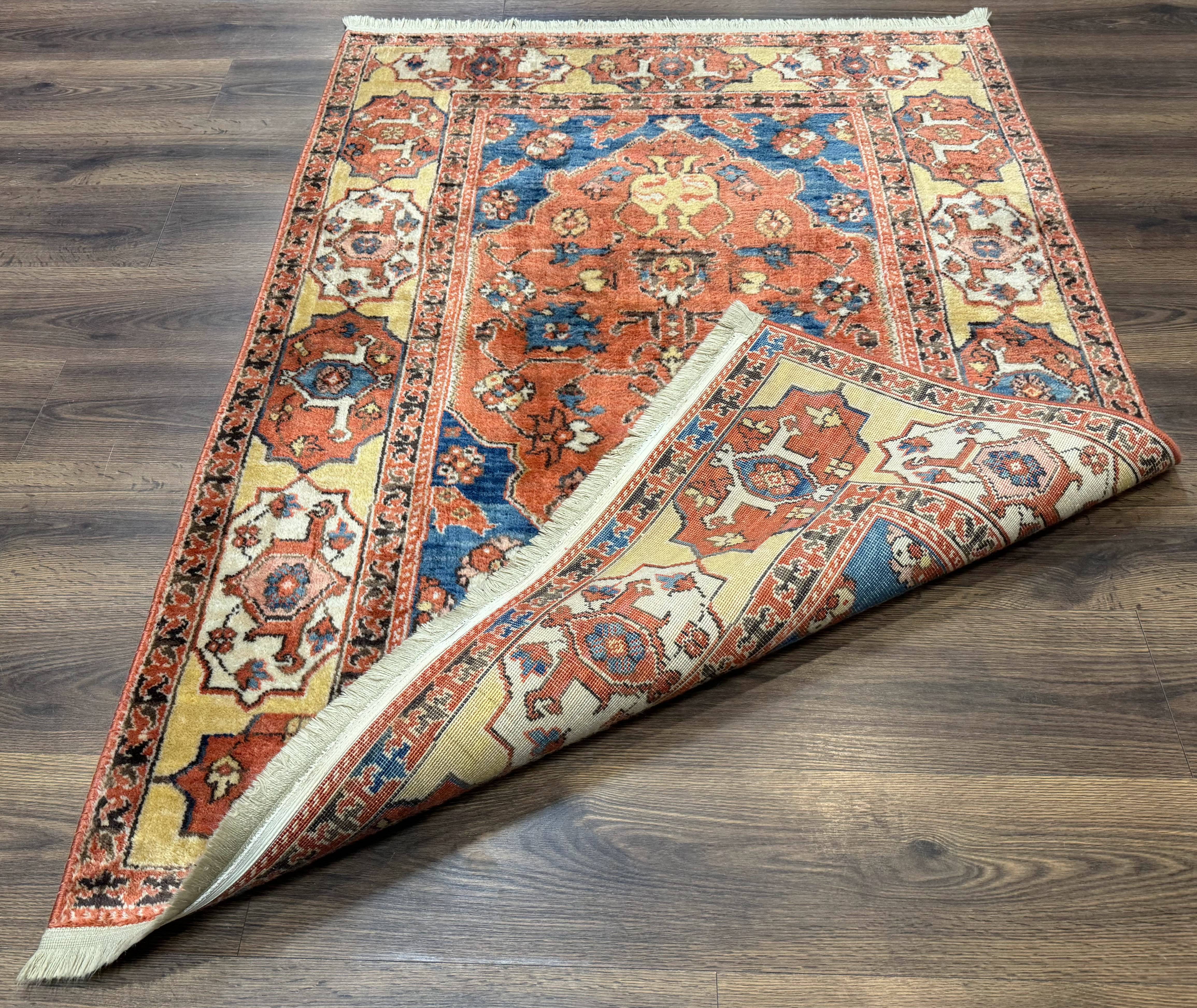 Karastan Rug 4x5, Williamsburg #553 Turkish Church, Wool Pile, Discontinued - Jewel Rugs