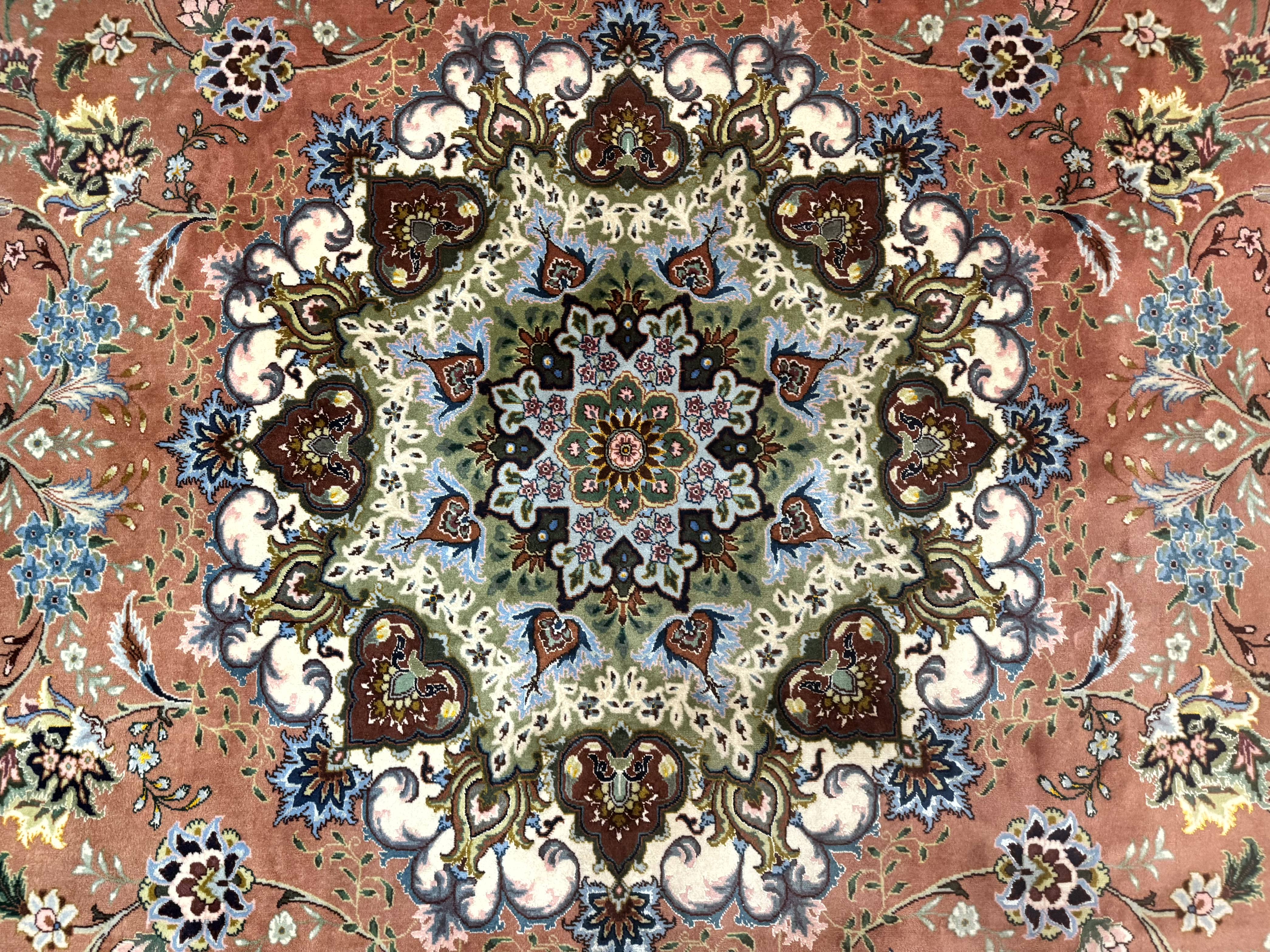 Palace Size Persian Tabriz Rug 12x17, Medallion Carpet, Fine 250 KPSI, Stunning - Jewel Rugs