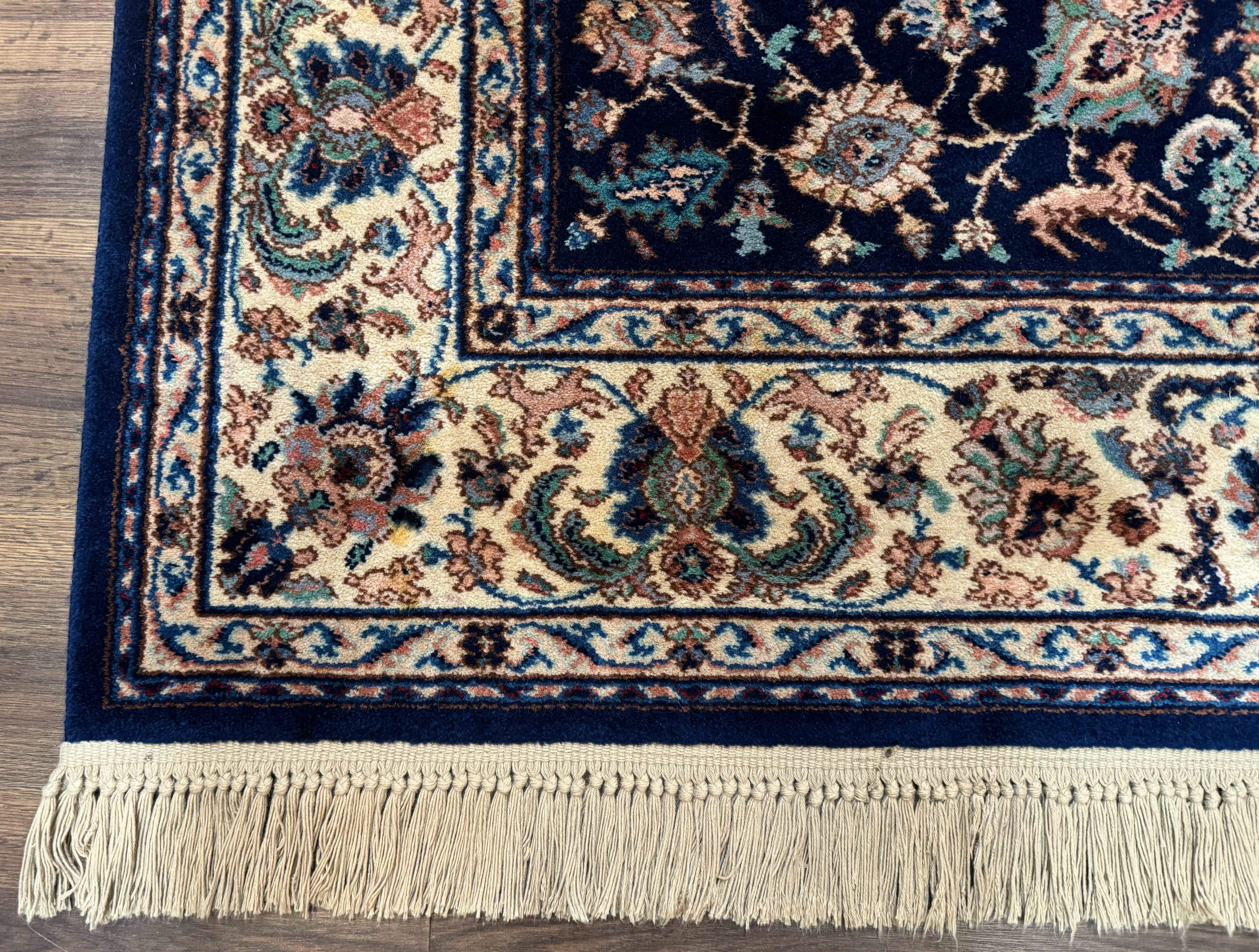 Karastan Rug #747, Indigo Ta'briz 5.9 x 9 - Jewel Rugs