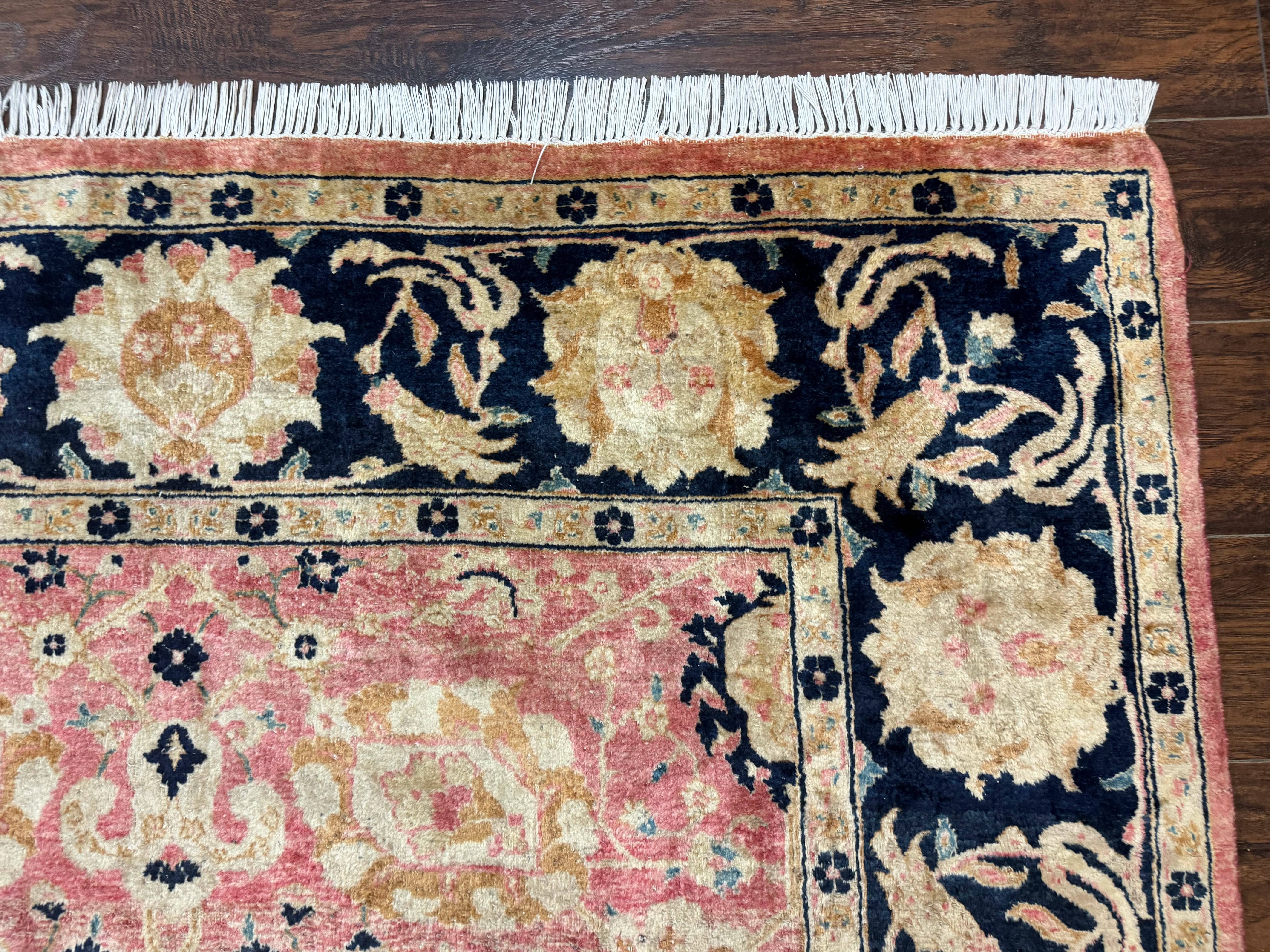 Indian Agra Rug 6x9, Allover Pattern, Traditional Wool Oriental Carpet - Jewel Rugs
