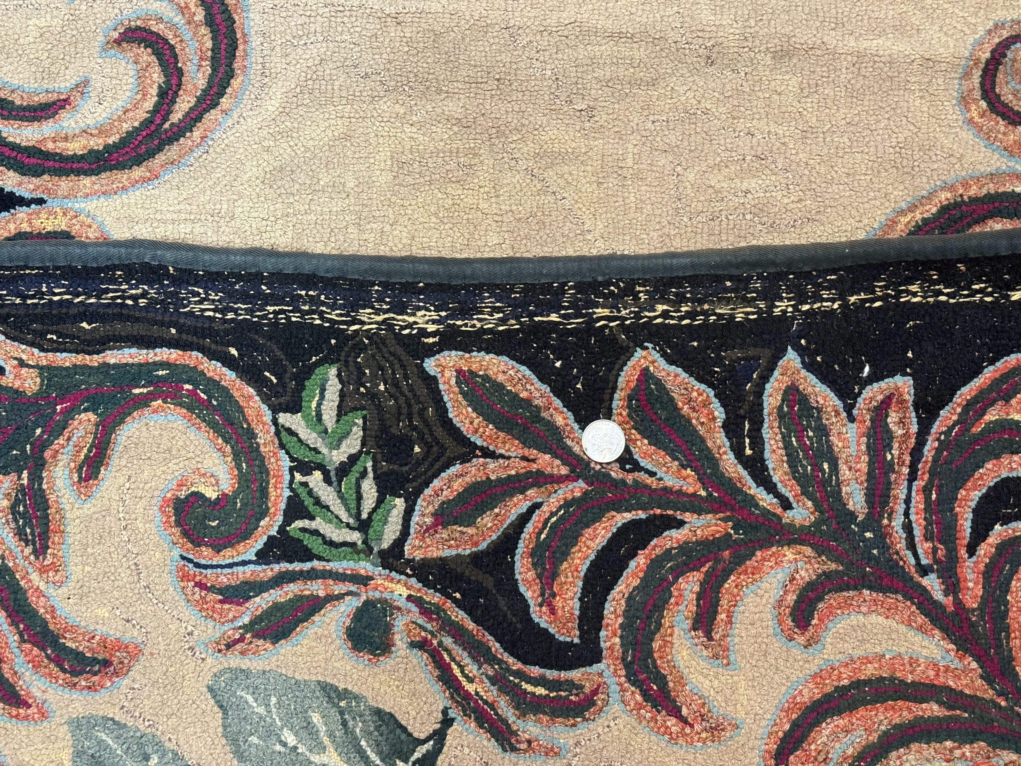 Vintage American Hooked Rug 3x6 - Jewel Rugs