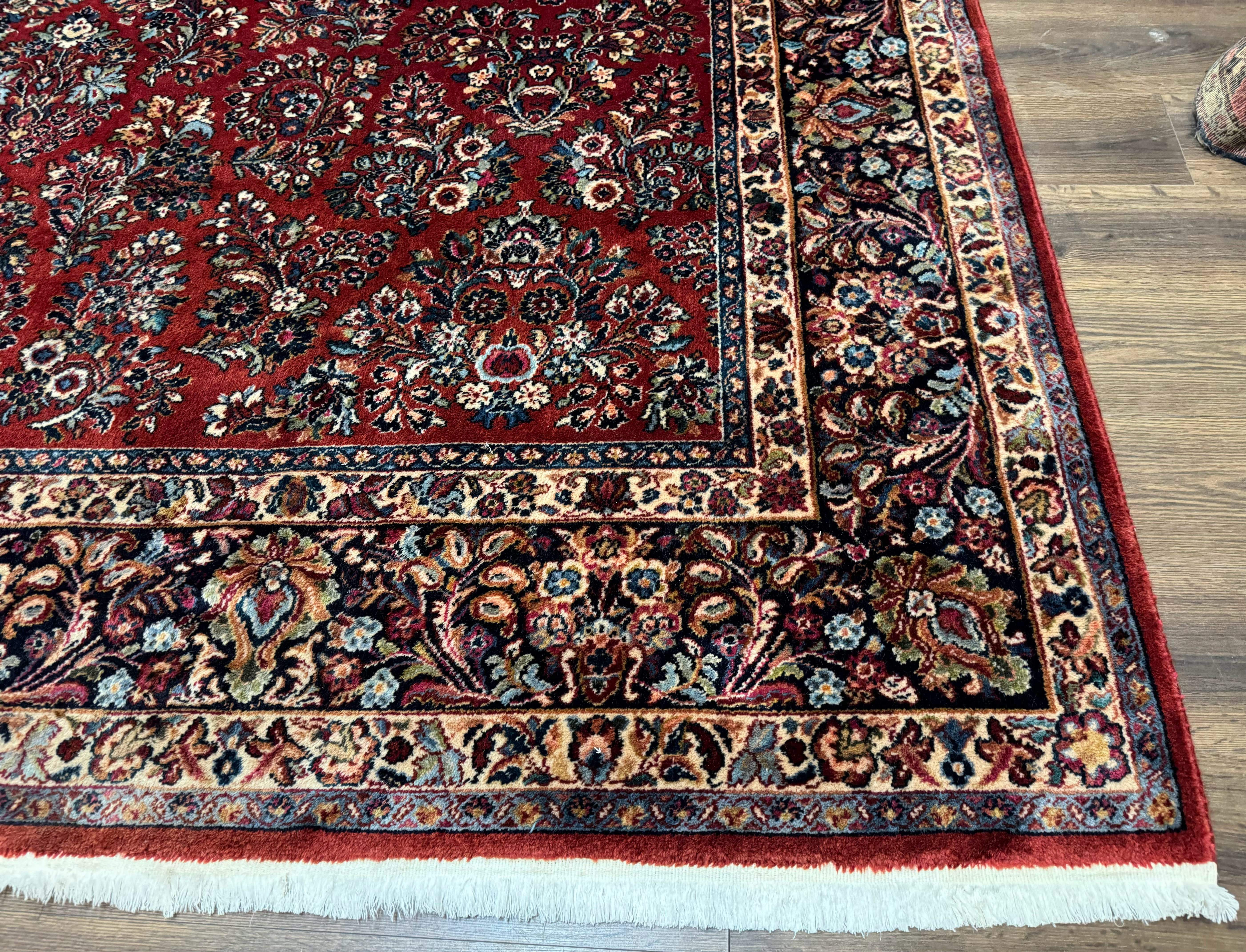 10x18 Karastan Sarouk Rug #785, Wool Large Palace Sized Vintage Karastan Carpet - Jewel Rugs