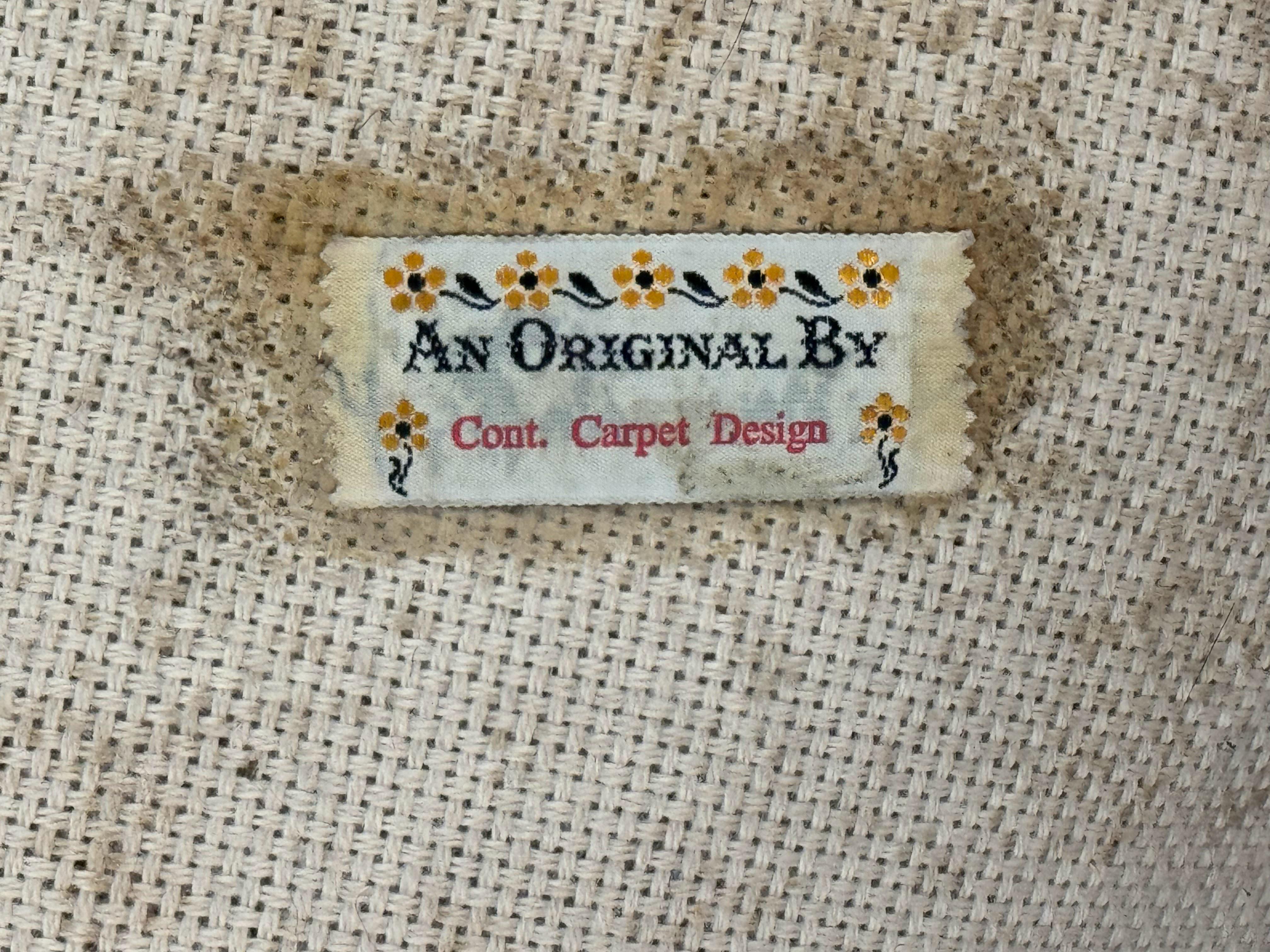 Large Round Rug 9x9, Vintage Retro Design, Lime Green - Jewel Rugs