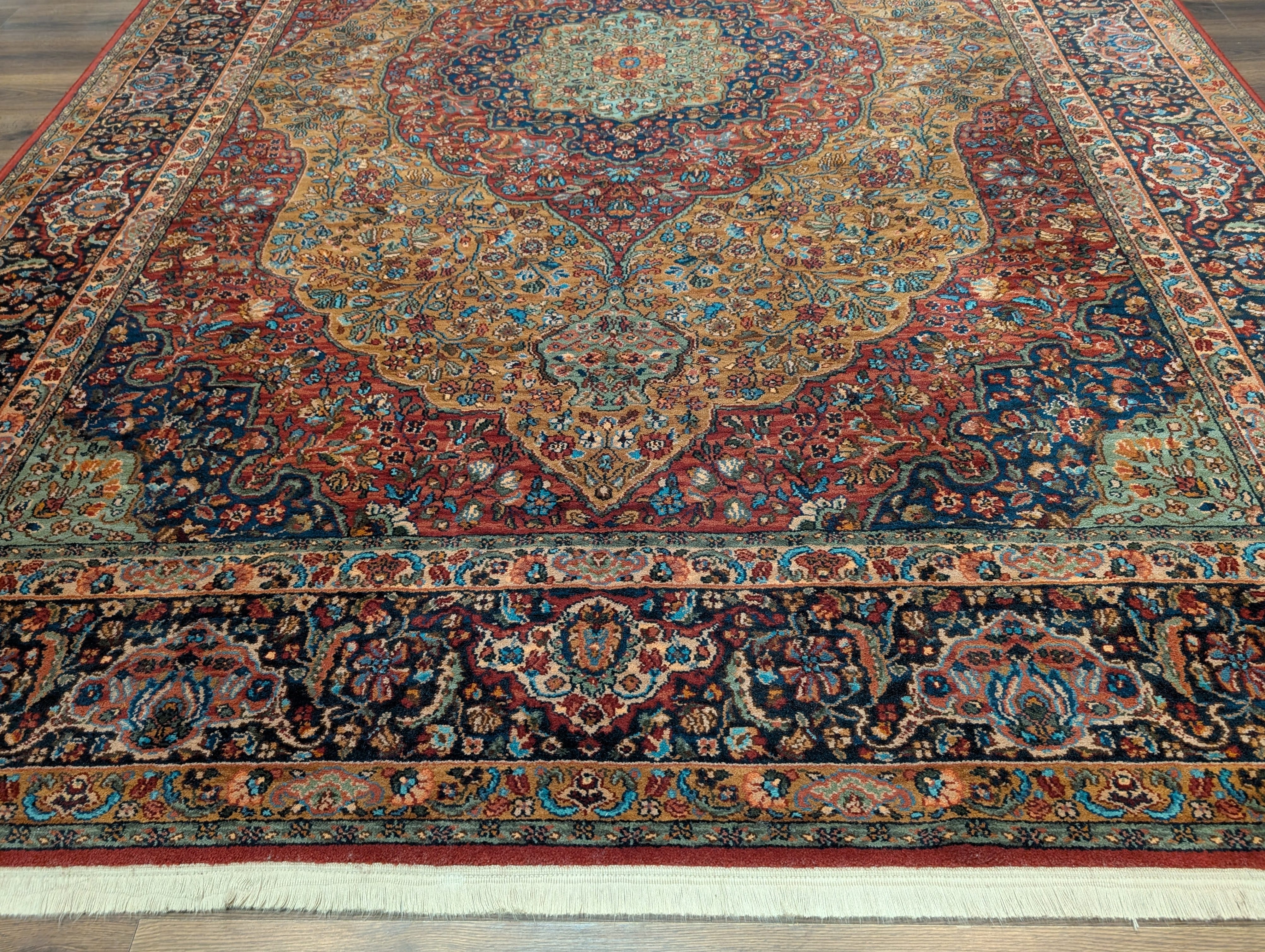 Karastan Rug 8.8 x 12 Medallion Kirman #700/718, Original 700 Series, Discontinued Vintage Wool Carpet - Jewel Rugs
