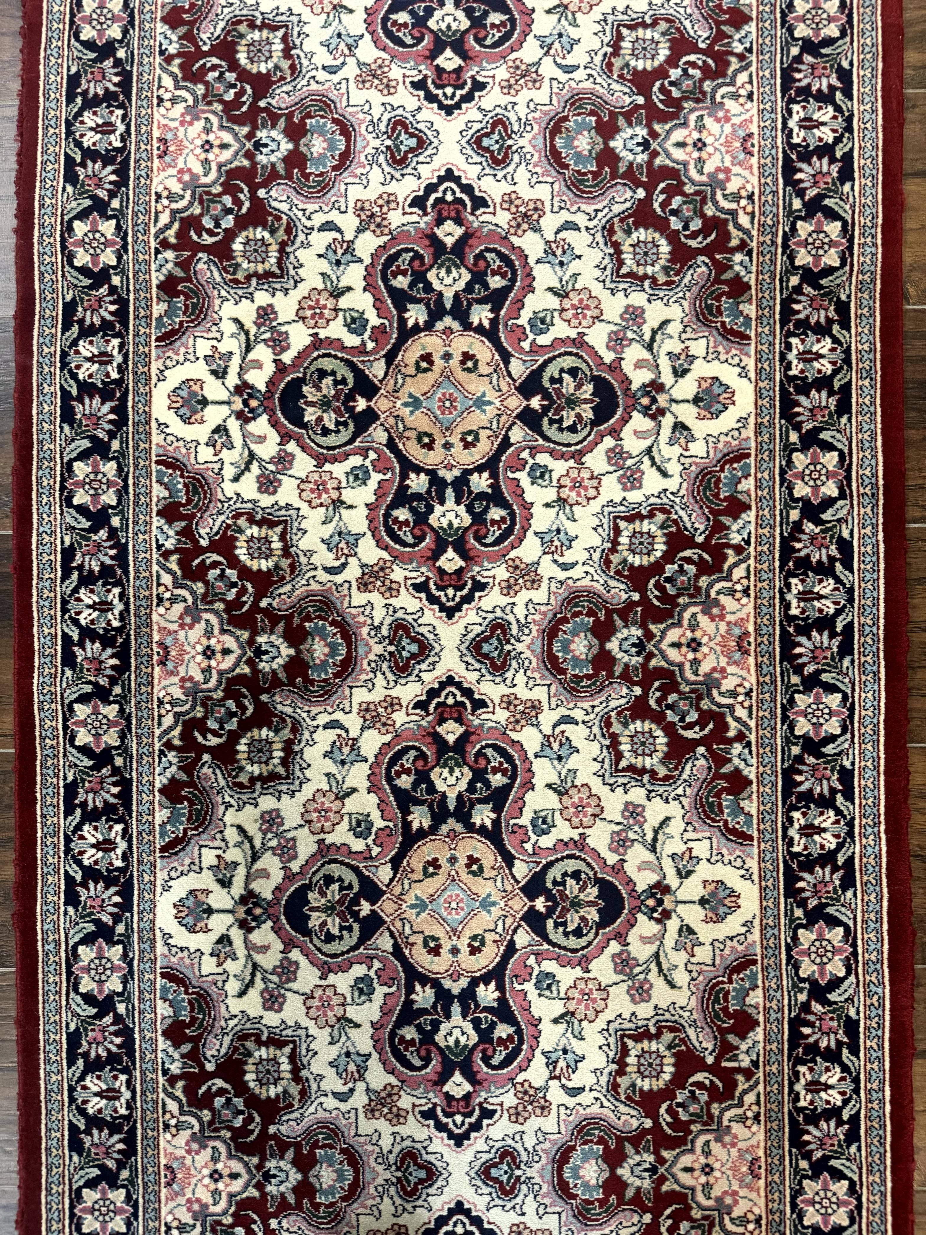 Sino Persian Runner Rug 2.7 x 8, Floral, Handmade, 250 KPSI - Jewel Rugs
