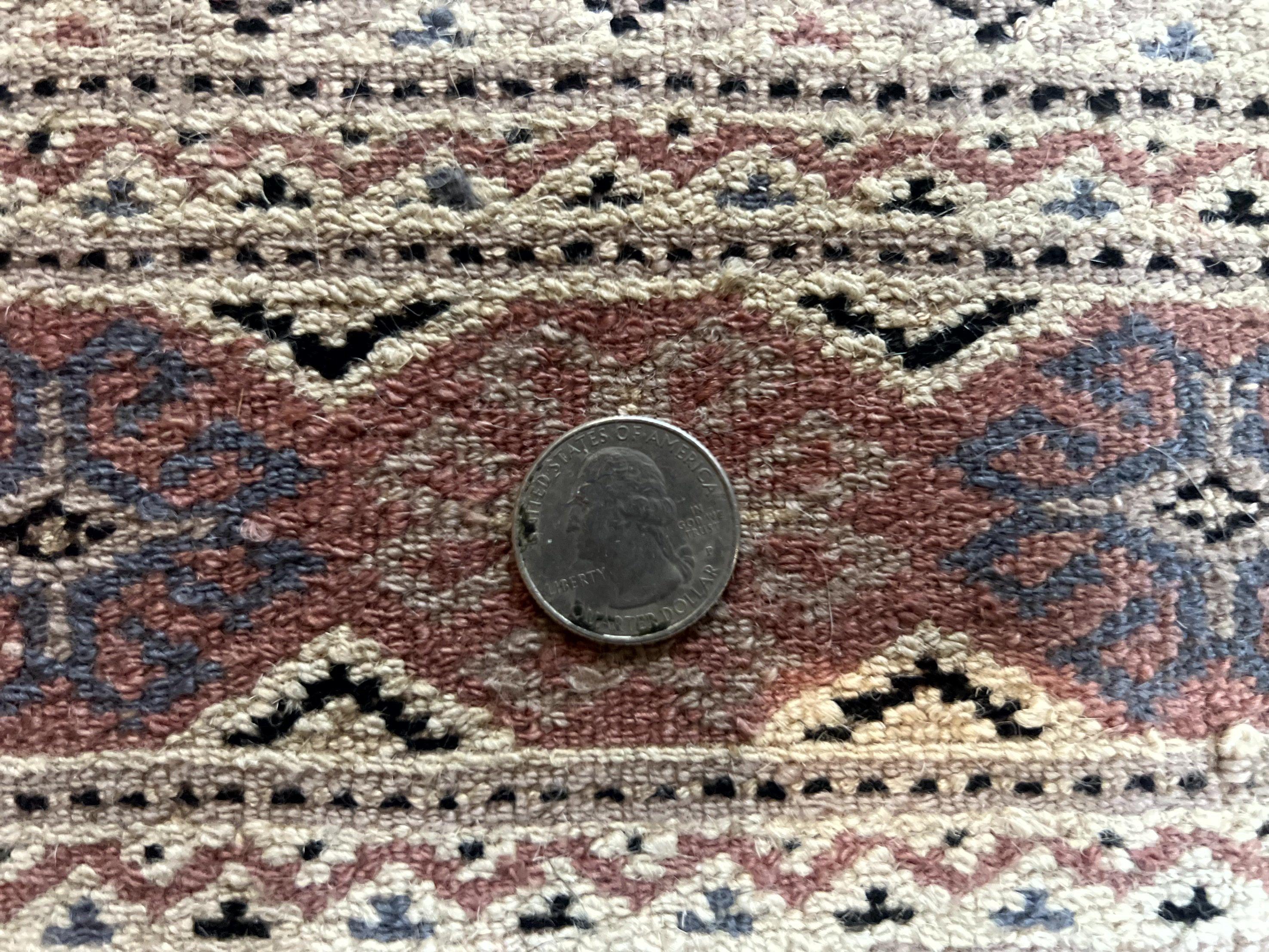 Pakistani Bokhara Rug 3x5, Vintage Turkoman Carpet, Black Gray, Handmade Wool Rug, Tribal - Jewel Rugs