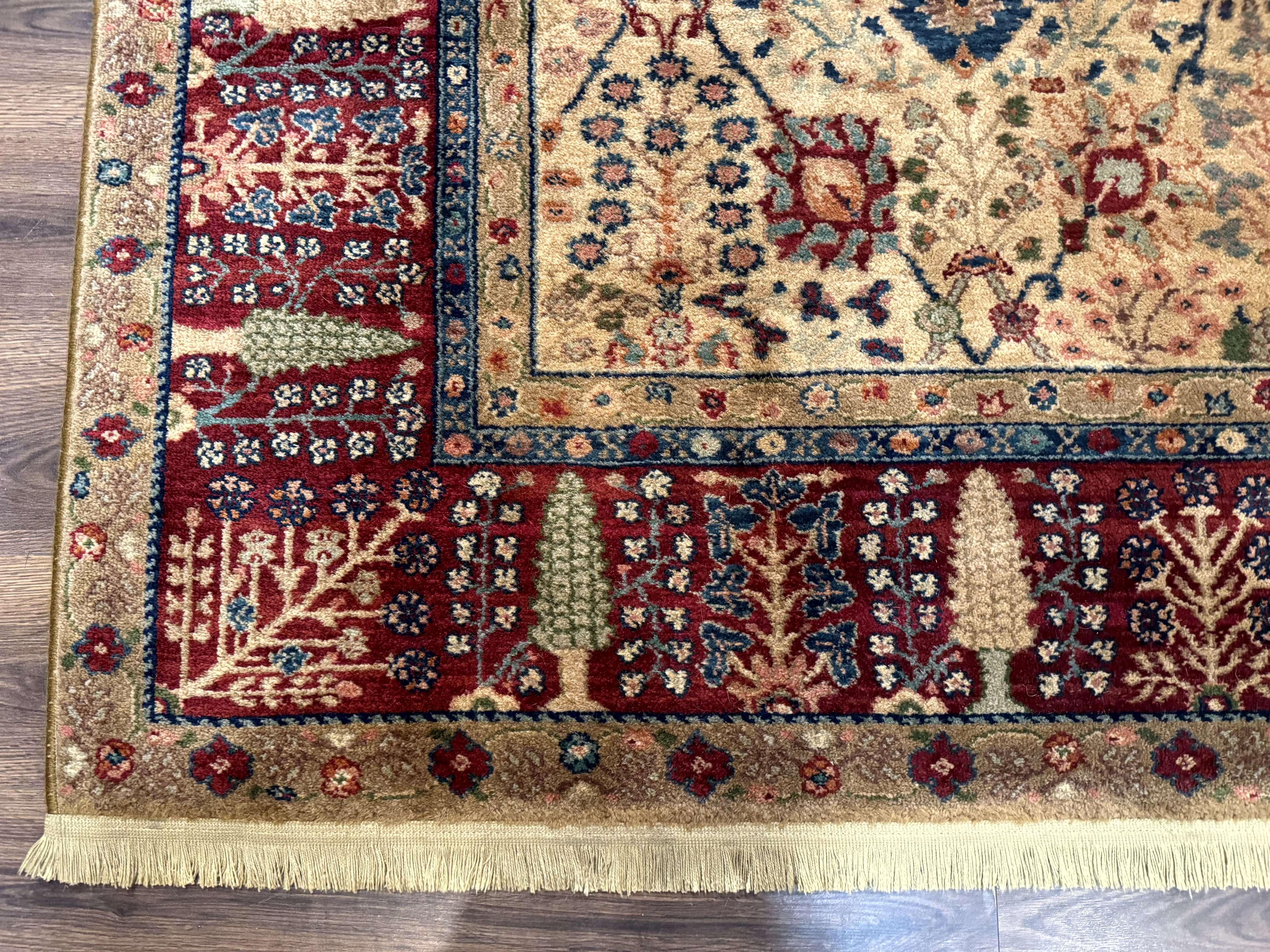 Karastan Rug 8.8 x 10 Samavar Teawash Persian Vase #900 - 901, Wool Vintage Discontinued - Jewel Rugs