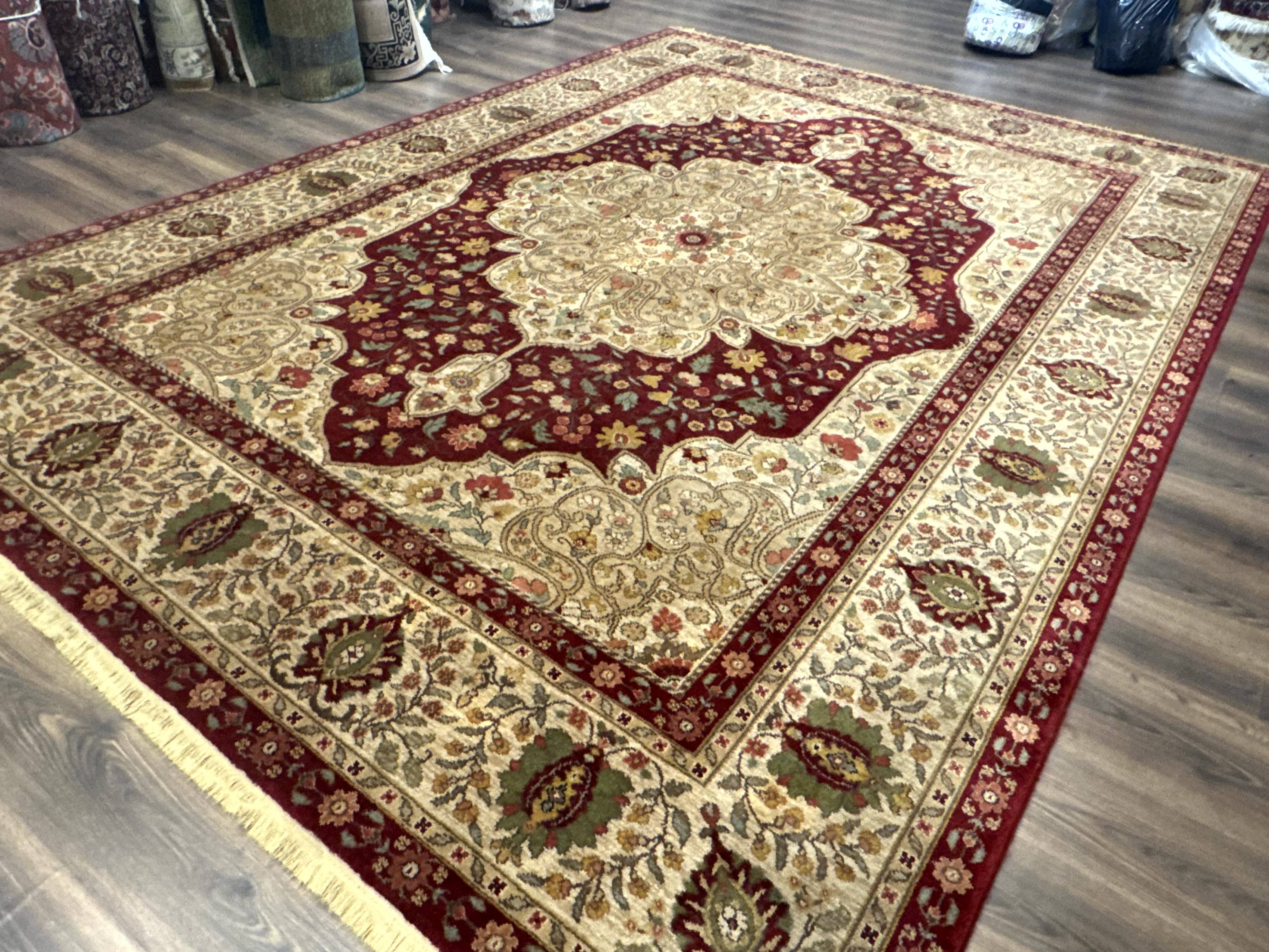 Karastan Rug 8.8 x 12, Antique Legends Royal Tabriz, Wool Pile, Vintage, Rare Design - Jewel Rugs
