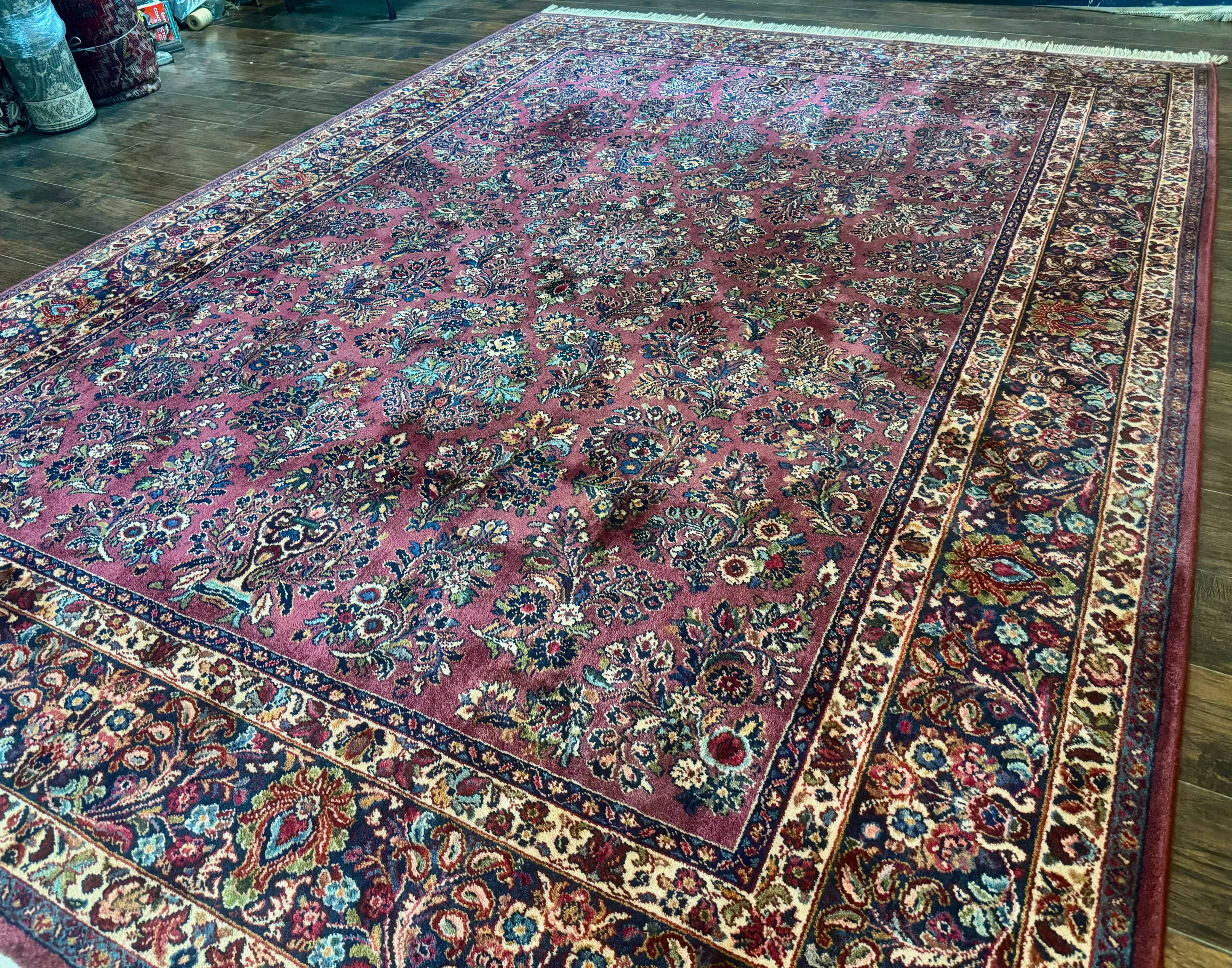 Karastan Rug 8.8 x 12 Sarouk #785, Original 700 Series, Wool Pile Karastan Carpet, Discontinued - Jewel Rugs