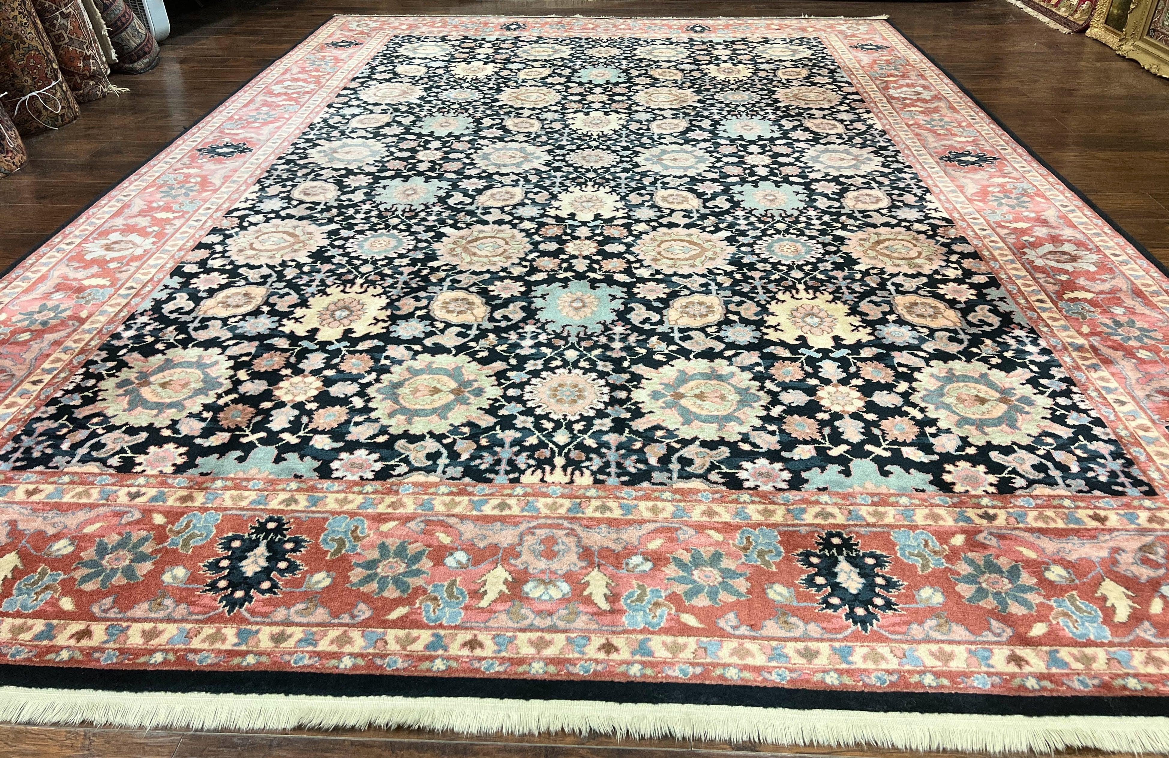 Karastan Rug 10x14, Karastan Williamsburg Kurdish Pattern 559, Wool Pile Vintage Karastan Carpet, Discontinued, Room Sized Area Rug - Jewel Rugs