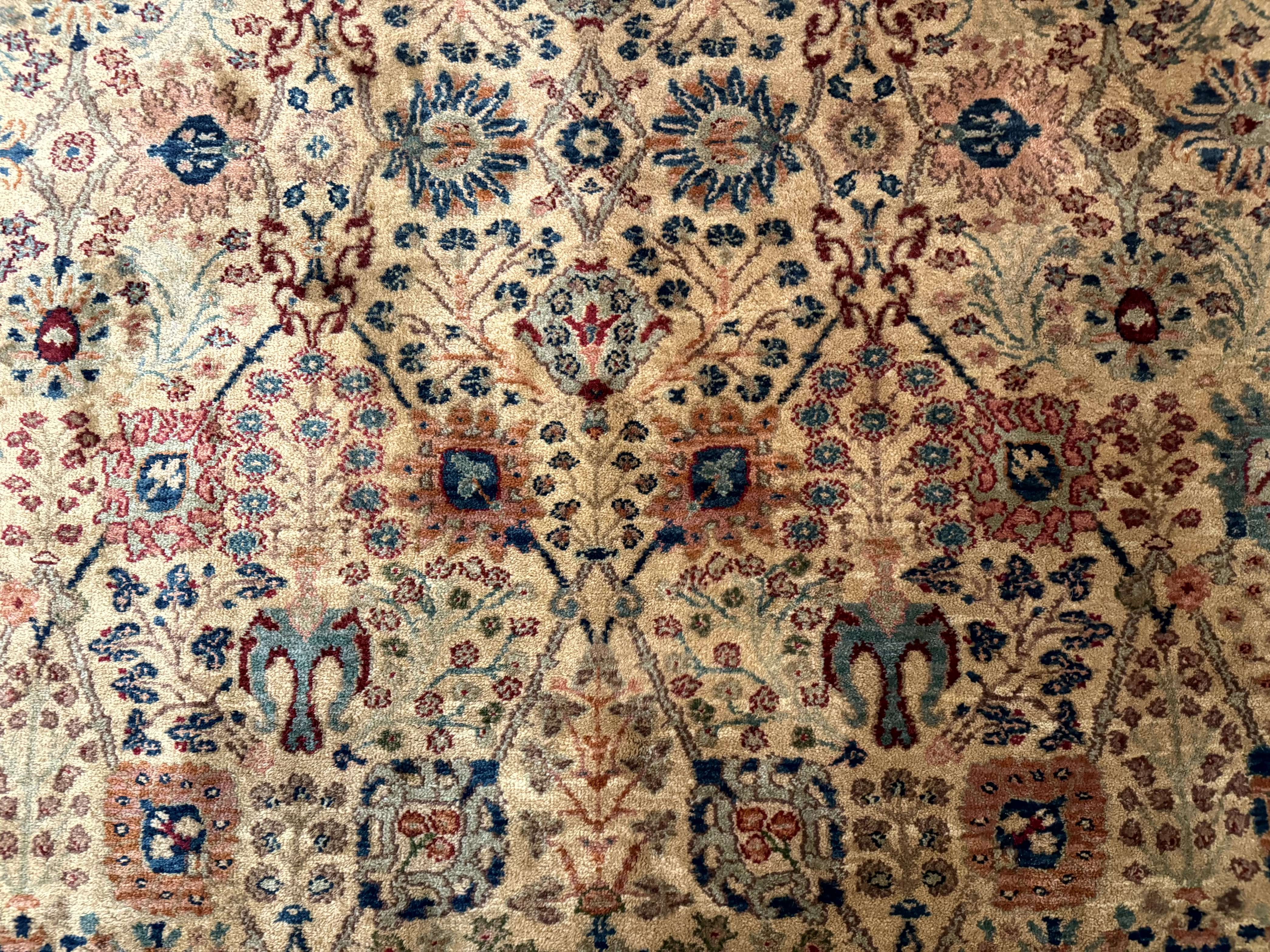 Karastan Rug 8.8 x 10 Samavar Teawash Persian Vase #900 - 901, Wool Vintage Discontinued - Jewel Rugs