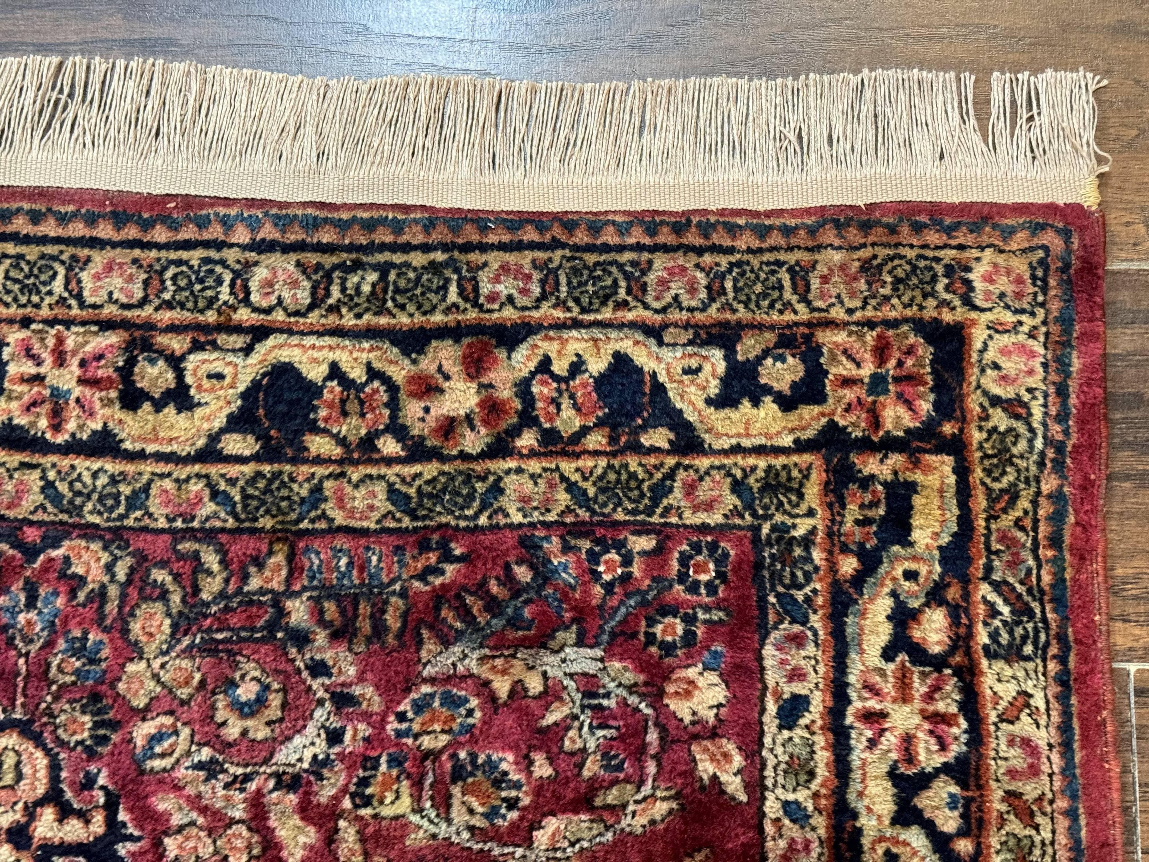 Persian Sarouk Rug 3x5, Antique Persian Carpet - Jewel Rugs