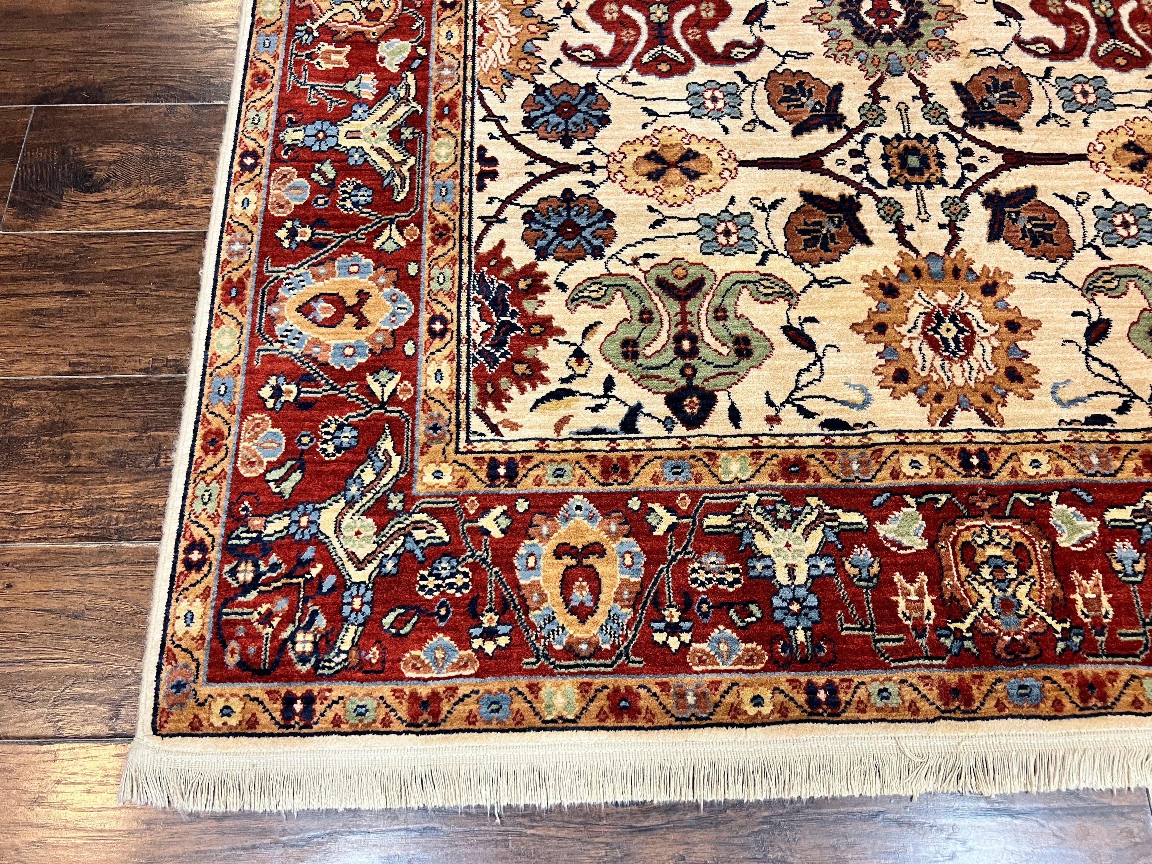 Karastan Rug 6x8, English Manor Stratford Pattern, Wool Karastan Carpet, #2120 - 506 Brighton Pattern, Vintage Rug - Jewel Rugs