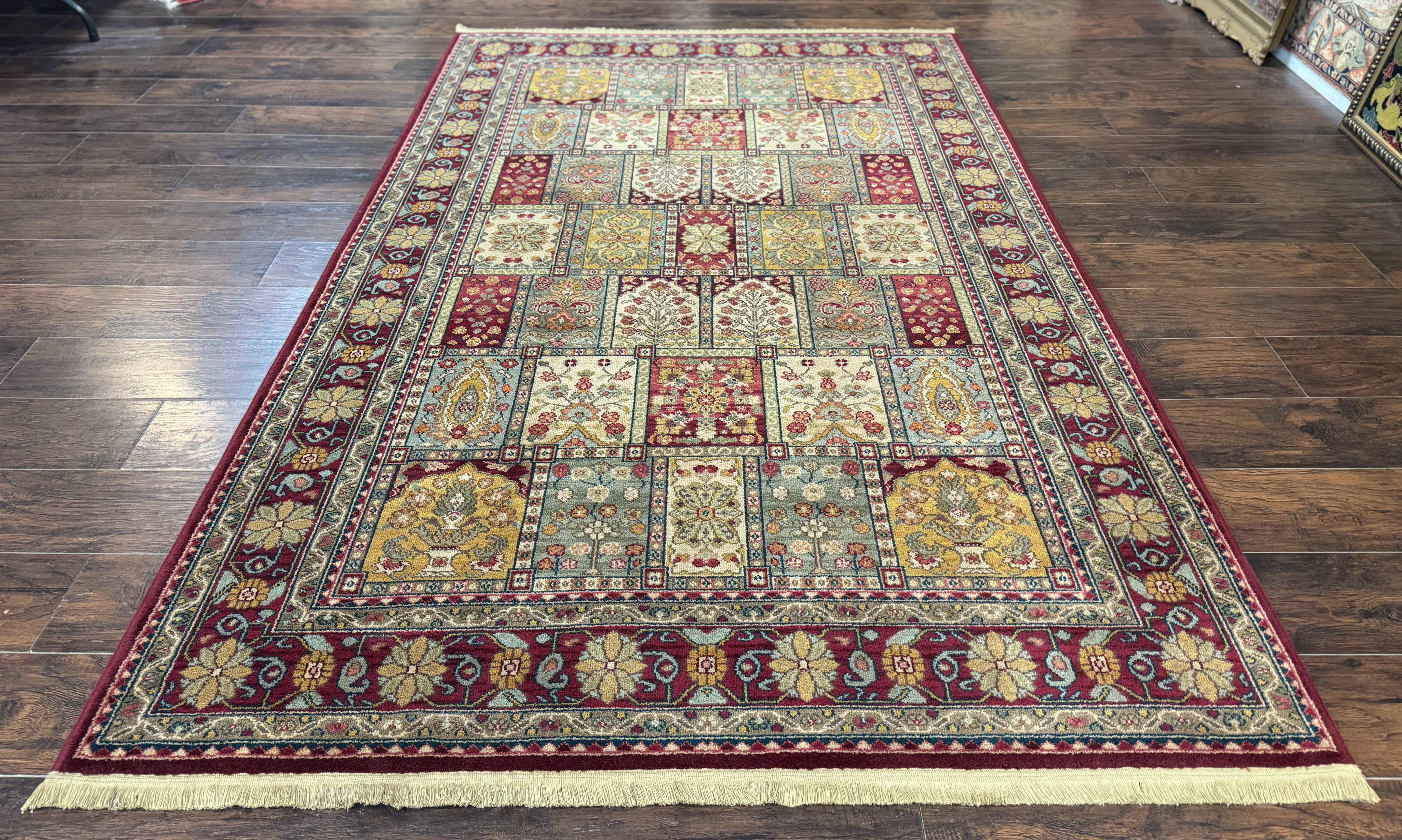 Karastan Rug 5.9 x 9 Antique Legends Bakhtiyari#2200-202, Karastan Area Rug, Wool Pile Vintage Karastan Carpet - Jewel Rugs