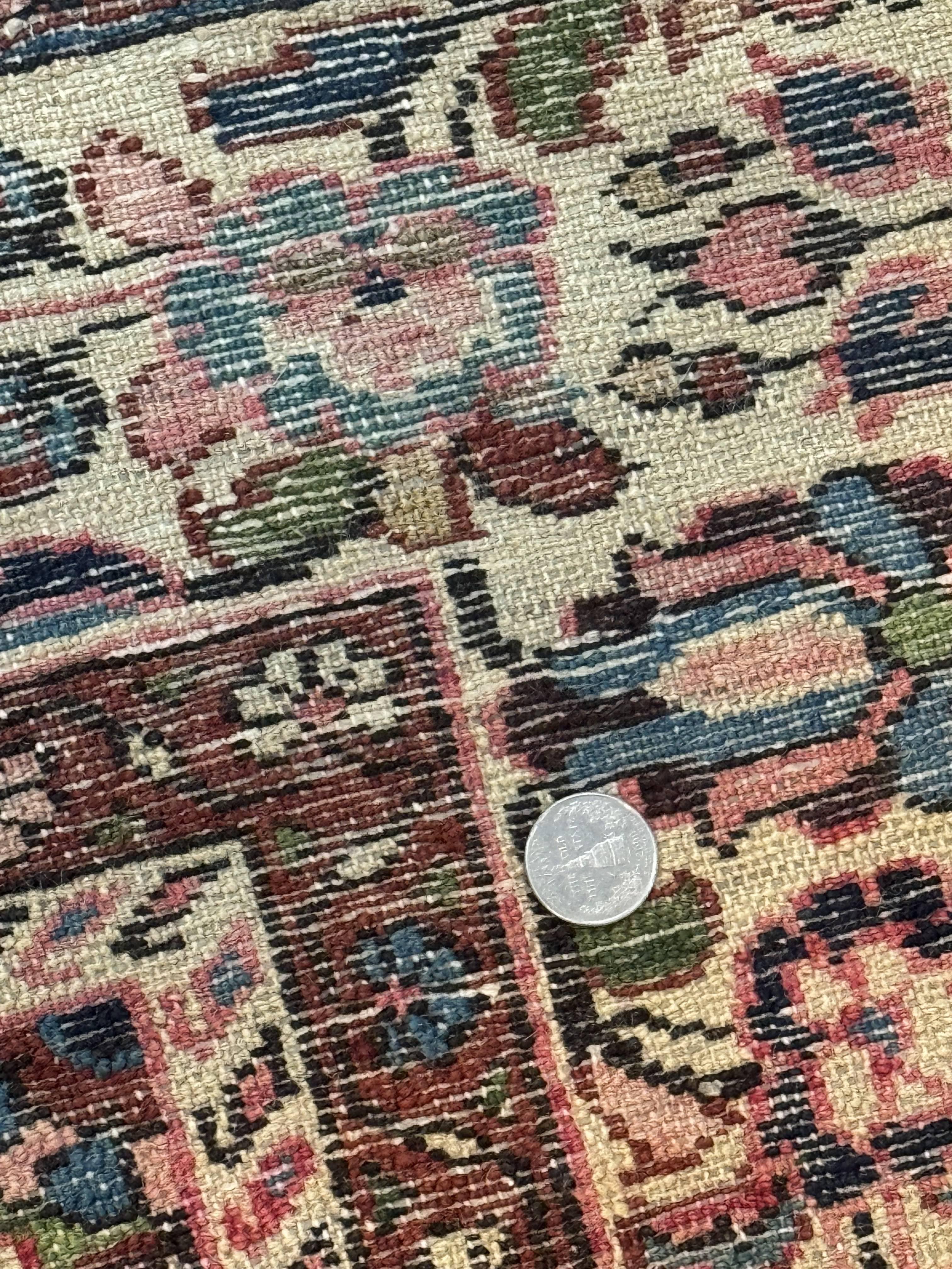 Antique Persian Malayer Rug 4'7" x 6'6" – 1920s Tribal Red Wool Carpet - Jewel Rugs