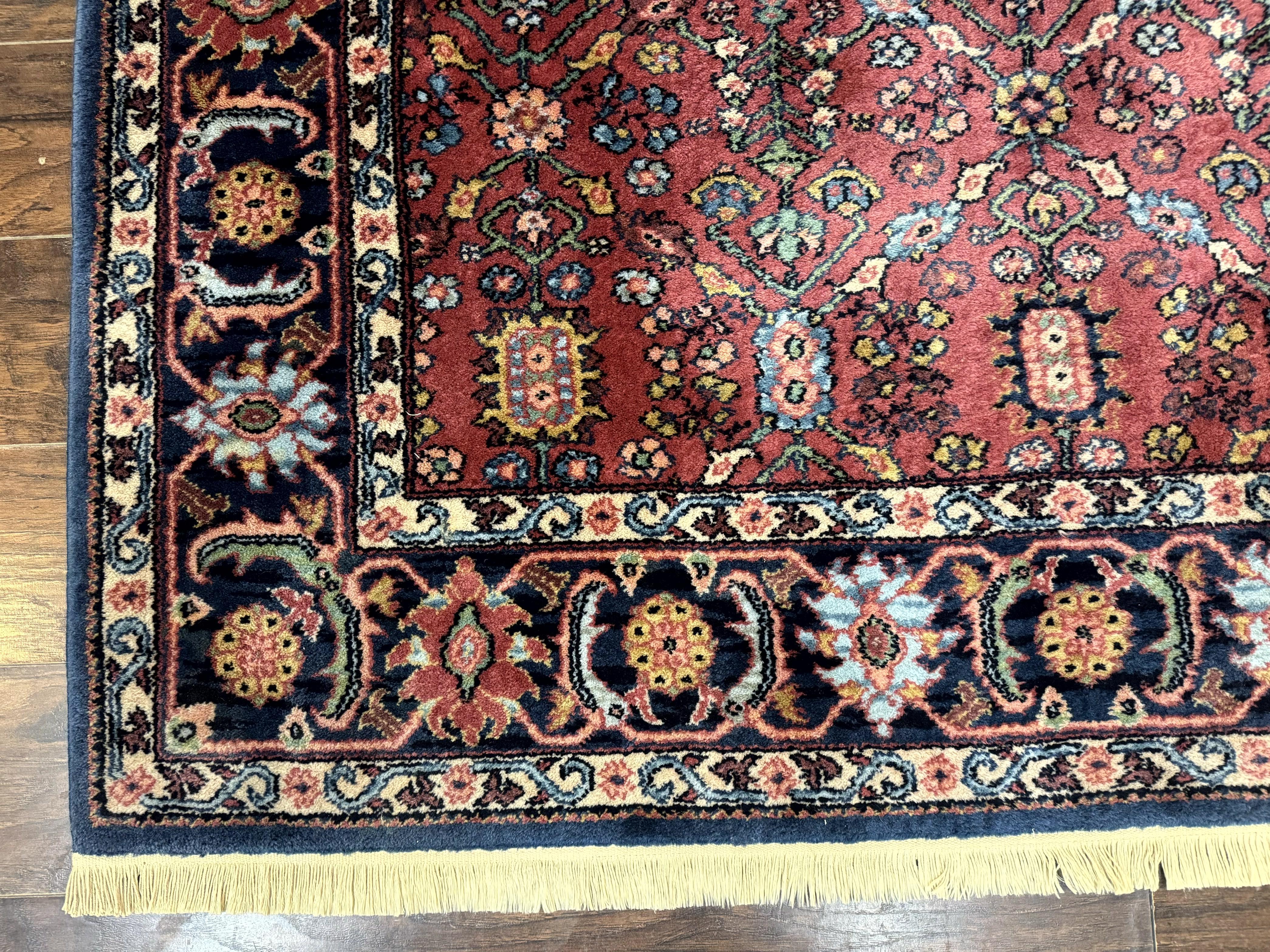 Karastan Rug 5.9 x 9 Serapi #729, Wool Karastan Carpet, Original 700 Series, Red, Discontinued, 6x9 Vintage Karastan Area Rug, Rare - Jewel Rugs