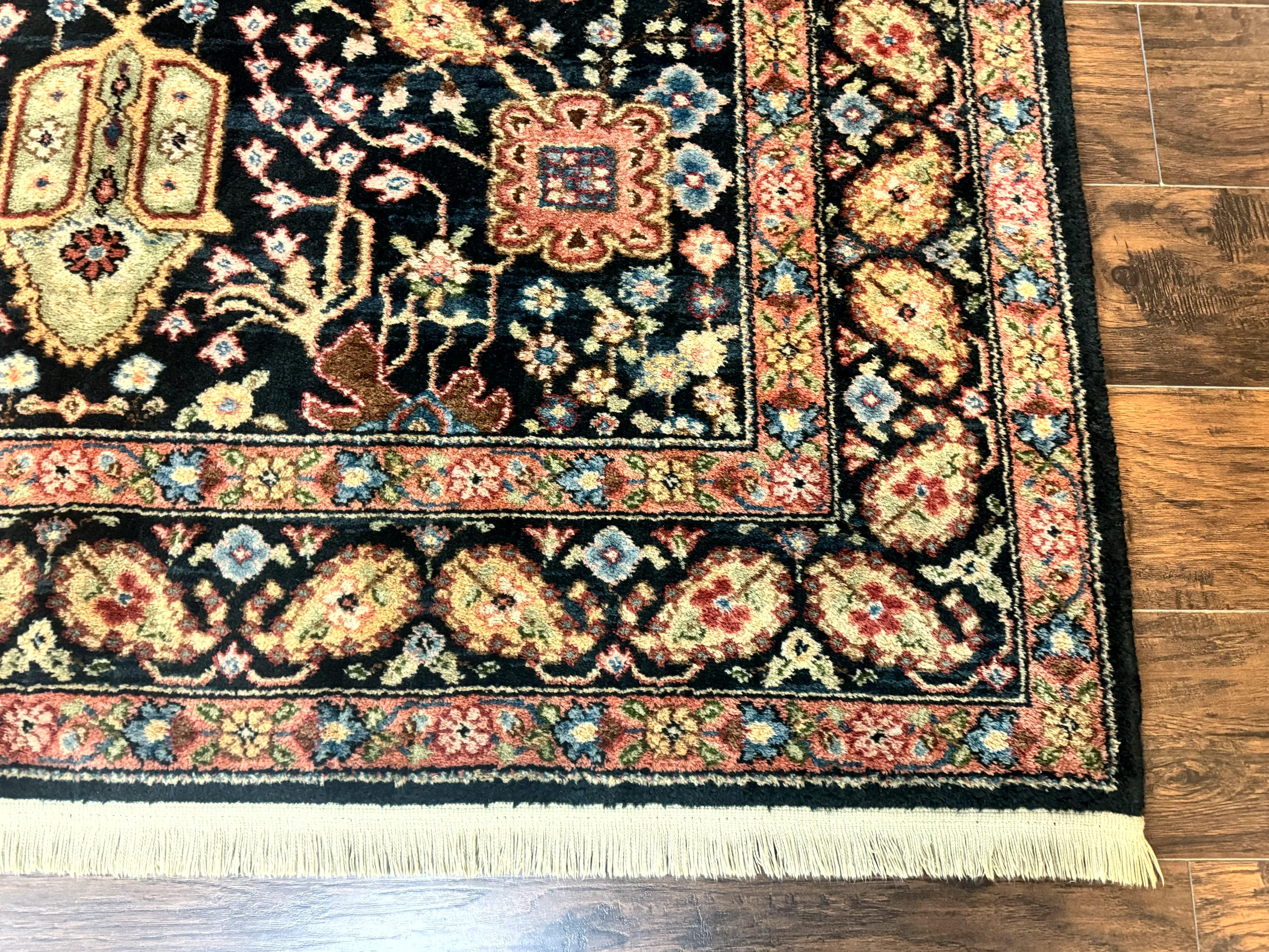 Karastan Rug 5.9 x 8.6, Chahar Mahal #604, Wool Vintage Discontinued Karastan Carpet - Jewel Rugs