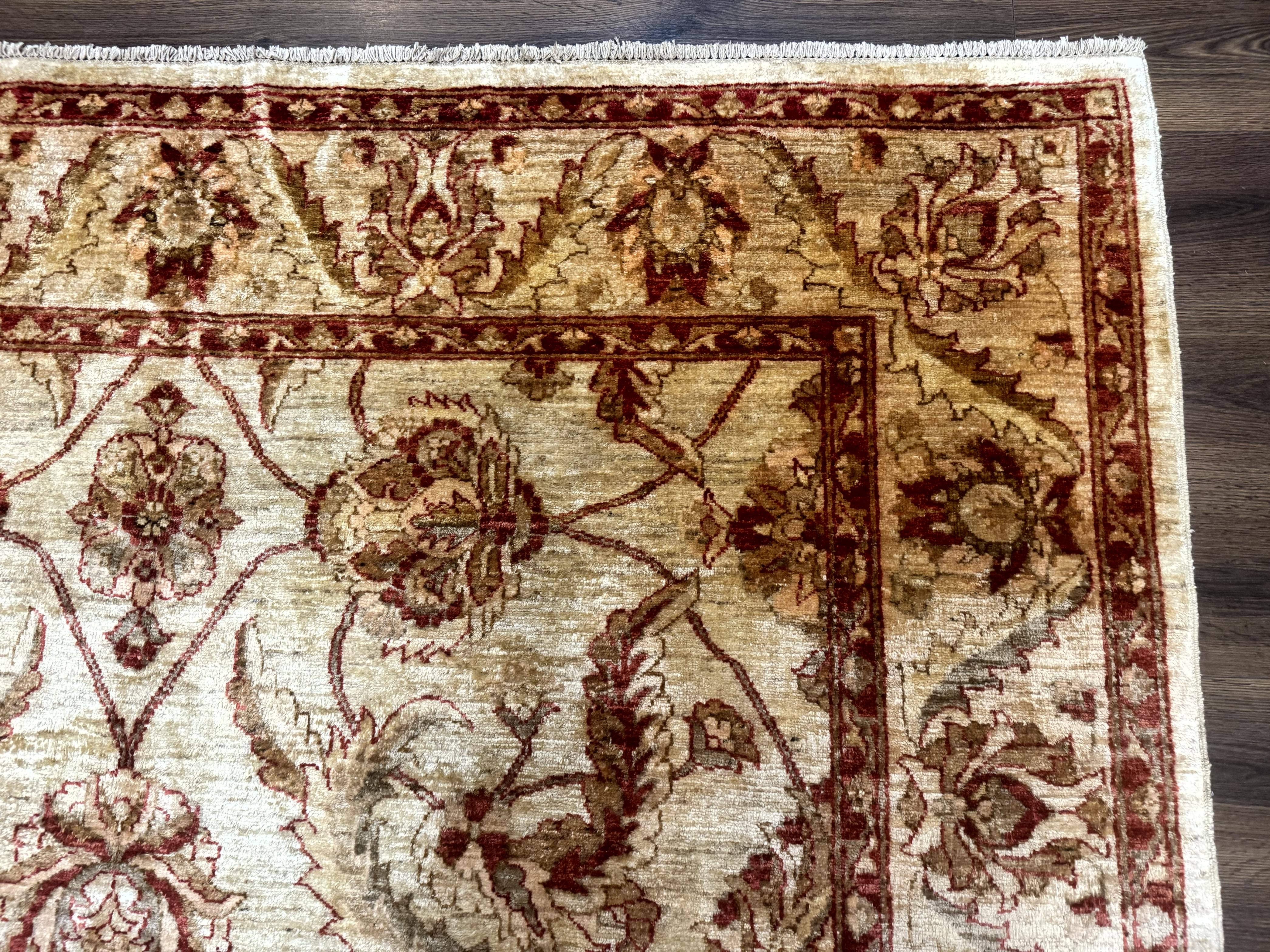 Indian Mahal Rug 7x9, Traditional Wool Carpet - Jewel Rugs