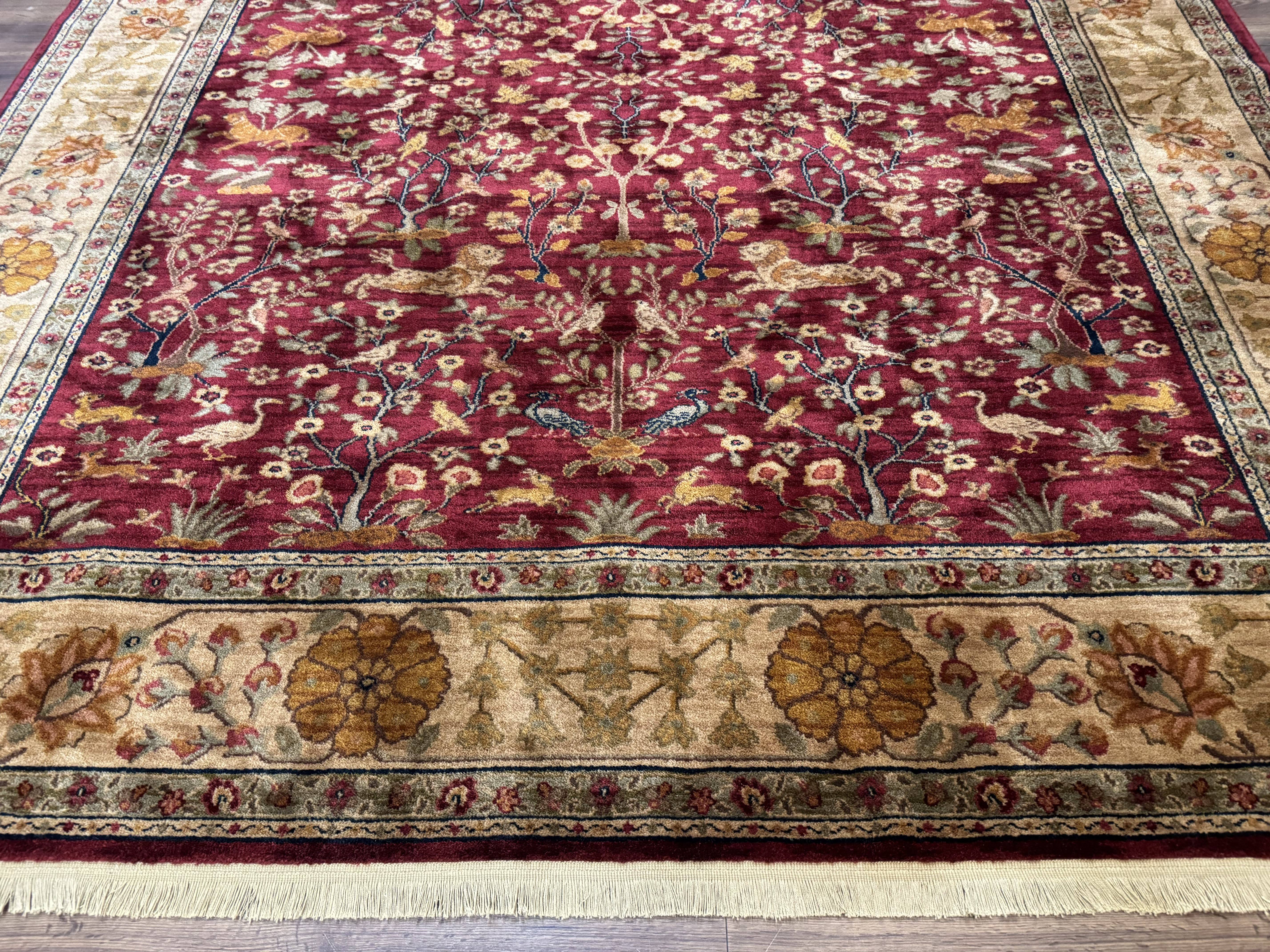 Karastan Rug 8.8 x 10, Antique Legends Emperor's Hunt 2200-204, Wool Vintage Discontinued Karastan - Jewel Rugs
