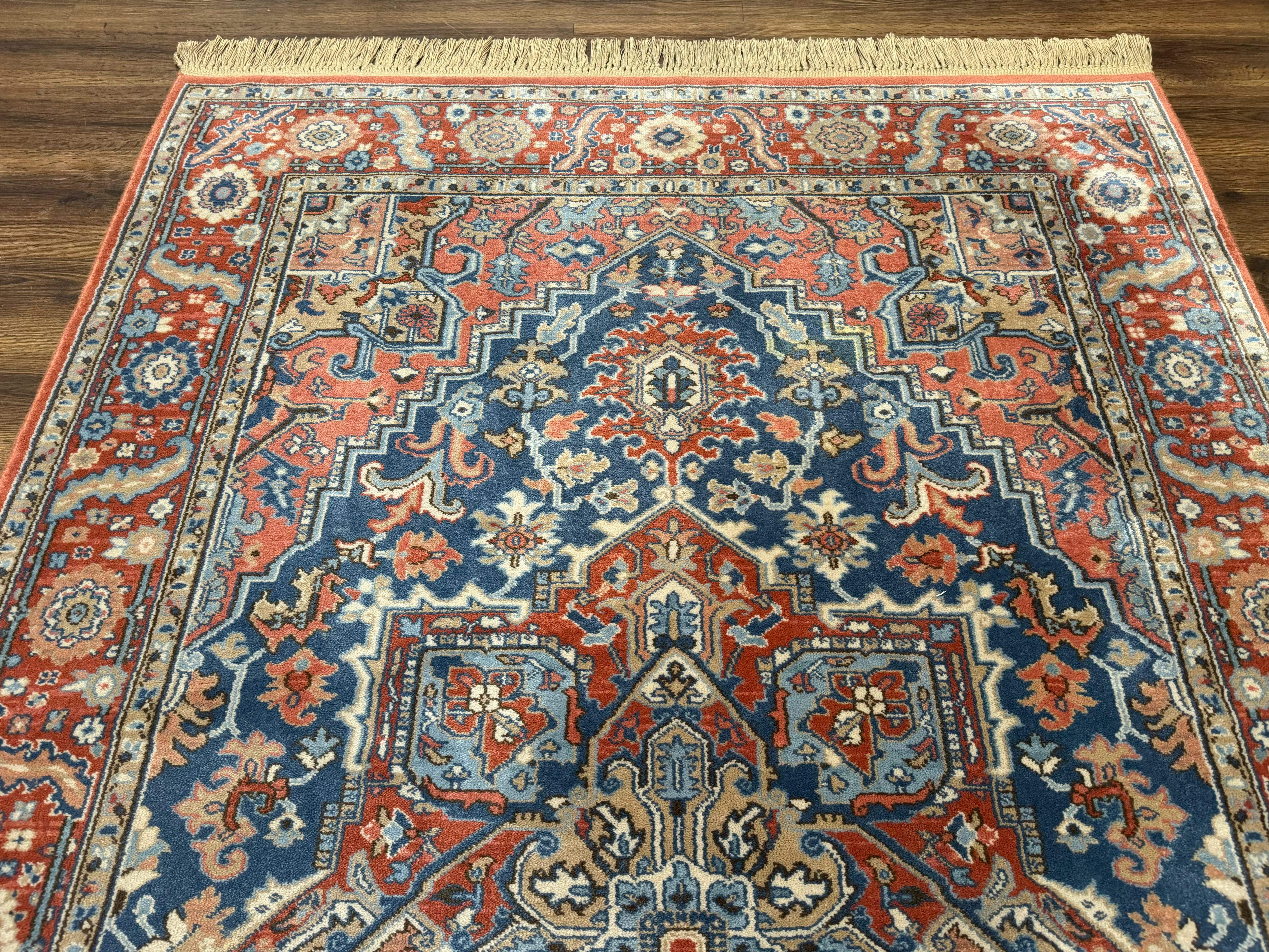 5.9 x 9 Karastan Rug Antique Heriz #763, Rare, Wool Discontinued Original 700 Series - Jewel Rugs