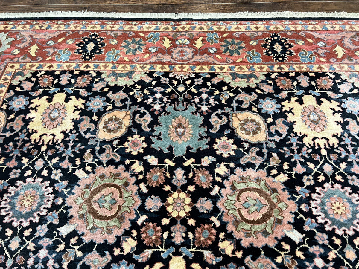 Karastan Rug 8 x 11.7, Karastan Williamsburg Kurdish Pattern 559, Wool Jewel Rugs