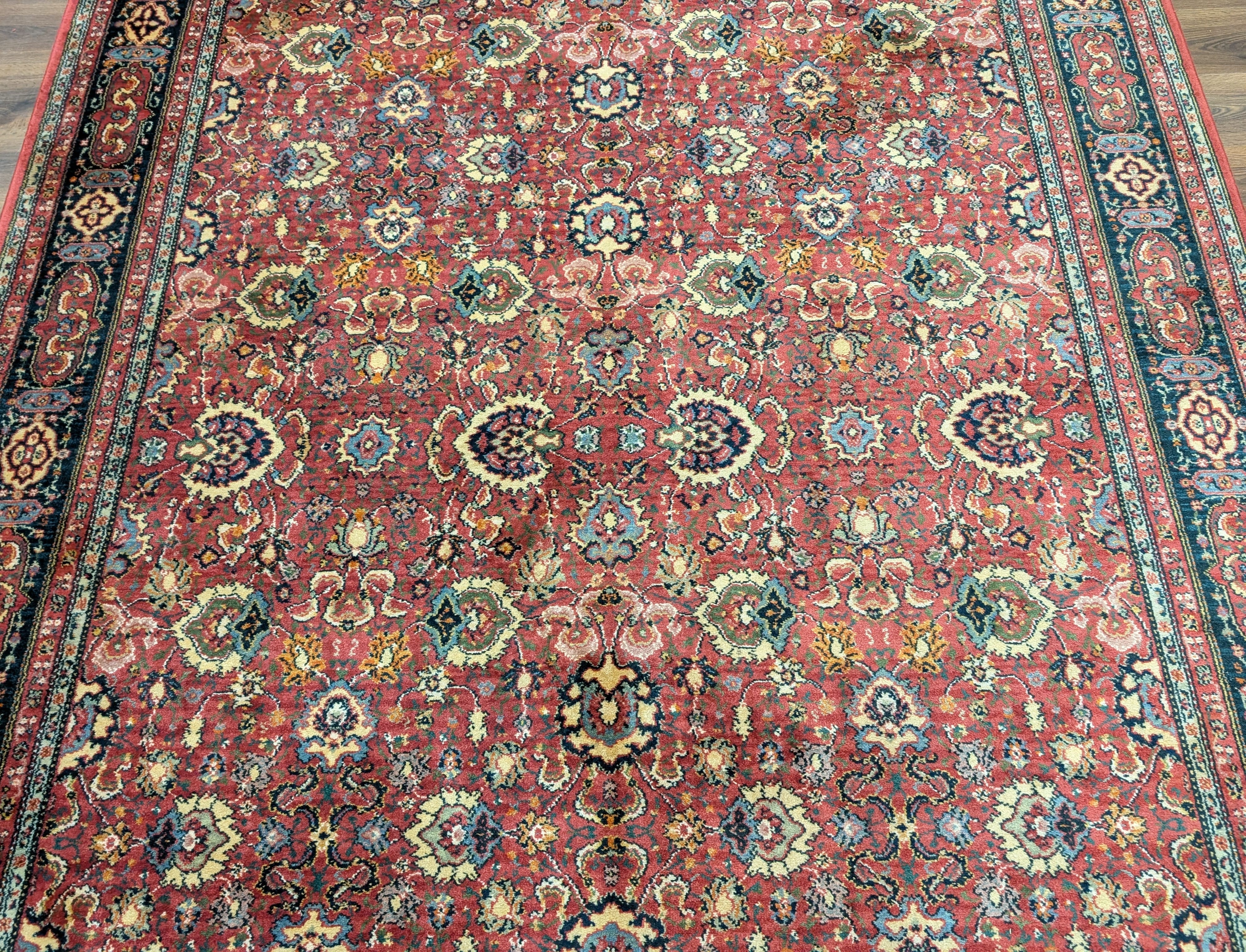 Karastan Rug 8x12 Williamsburg Herati #558, Wool Vintage Karastan Persian Carpet - Jewel Rugs