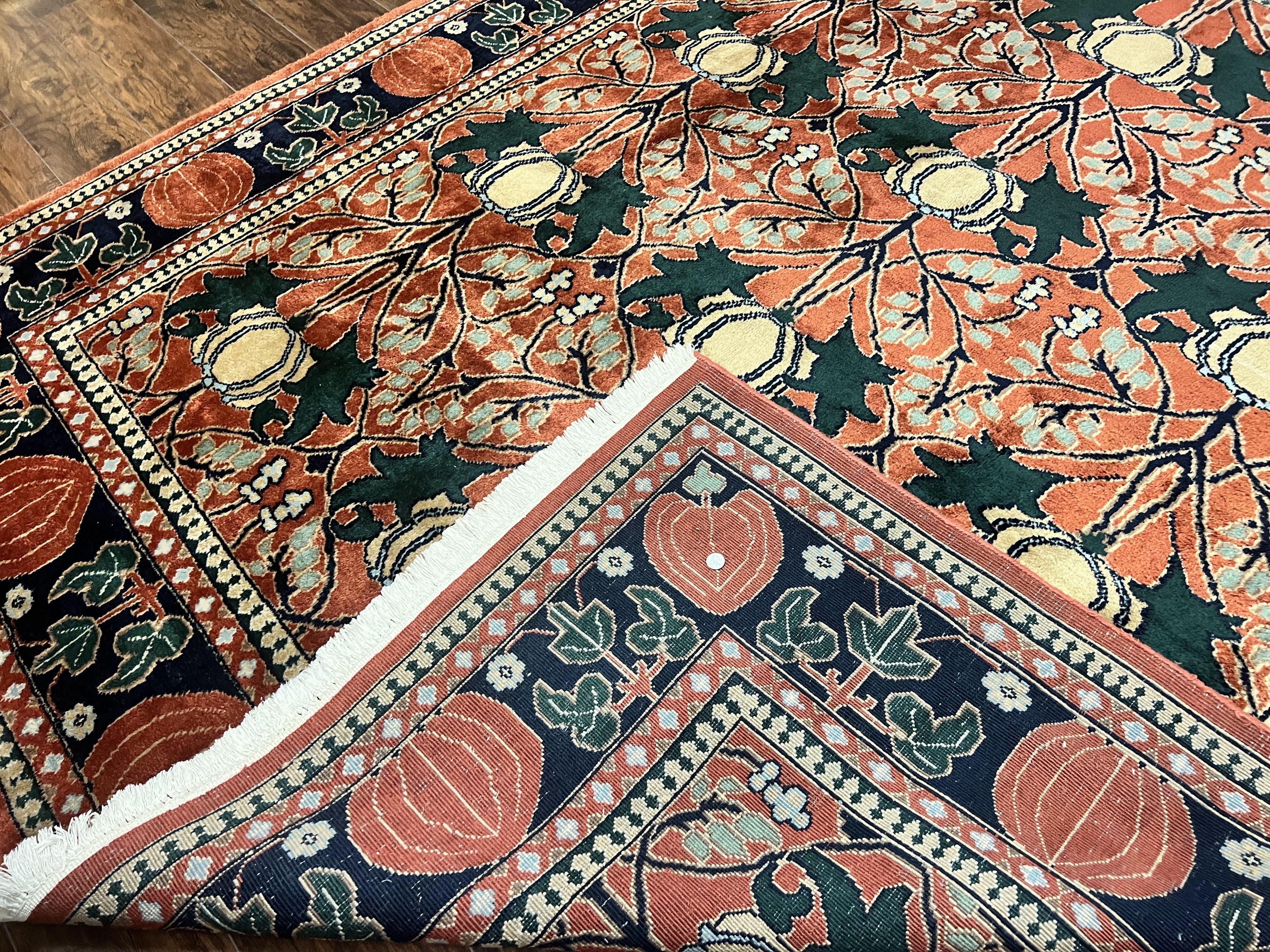 Indo Persian Bidjar Rug 8x10, Red and Black, Handmade Vintage Wool Carpet - Jewel Rugs