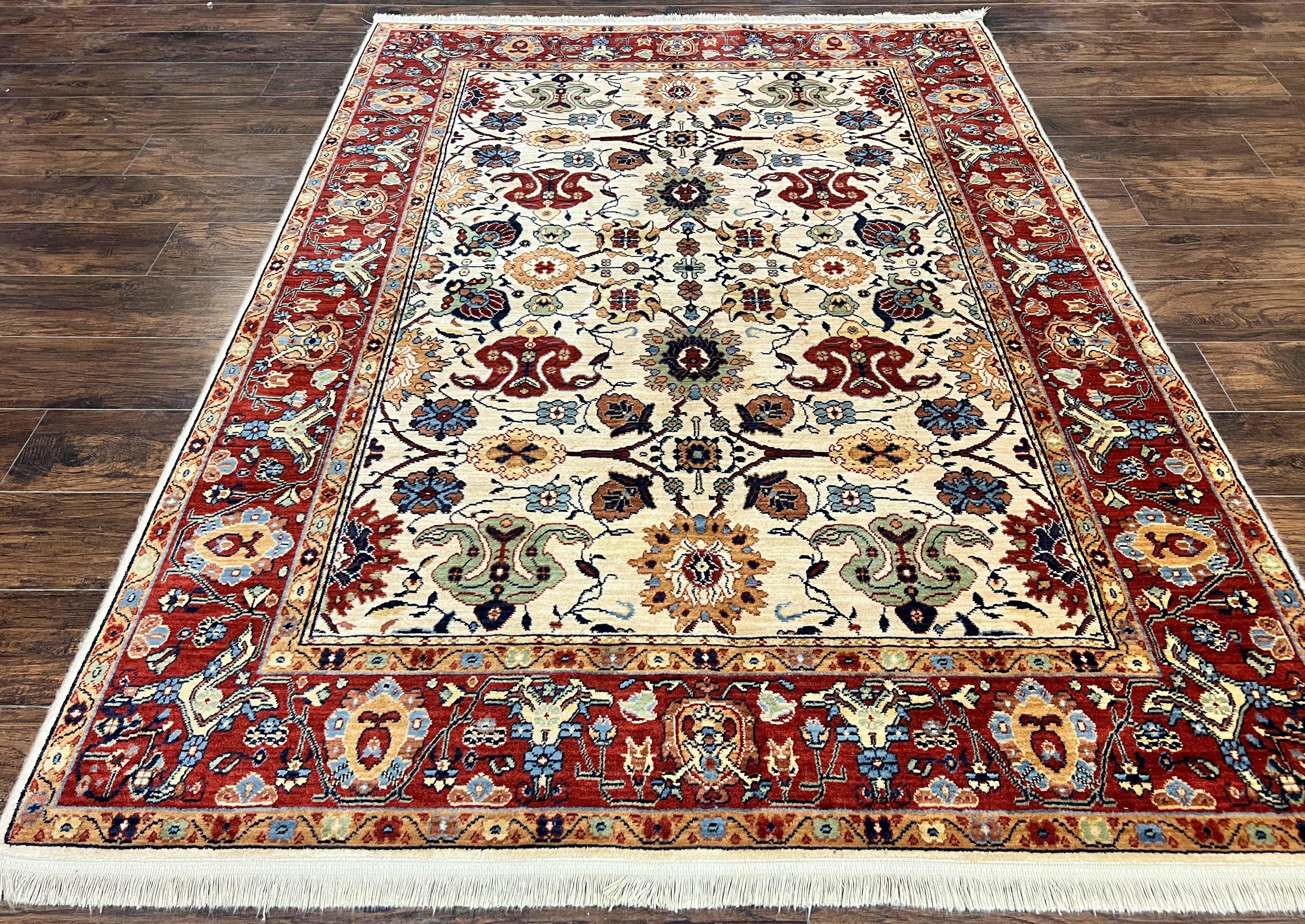 Karastan Rug 6x8, English Manor Stratford Pattern, Wool Karastan Carpet, #2120 - 506 Brighton Pattern, Vintage Rug - Jewel Rugs