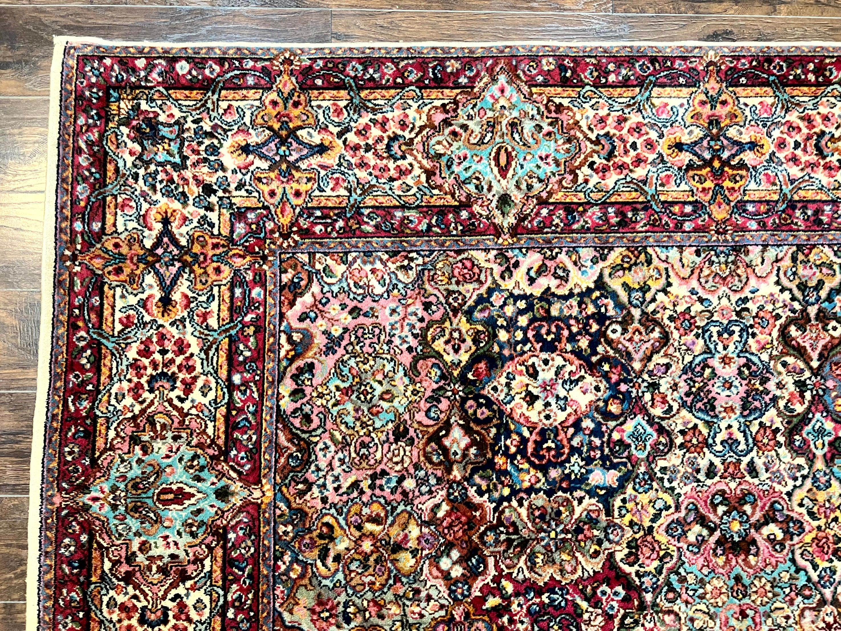 Karastan Rug 9x12 Lanamar Multicolor Panel Kirman #5514, Rare, Wool Karastan Carpet - Jewel Rugs