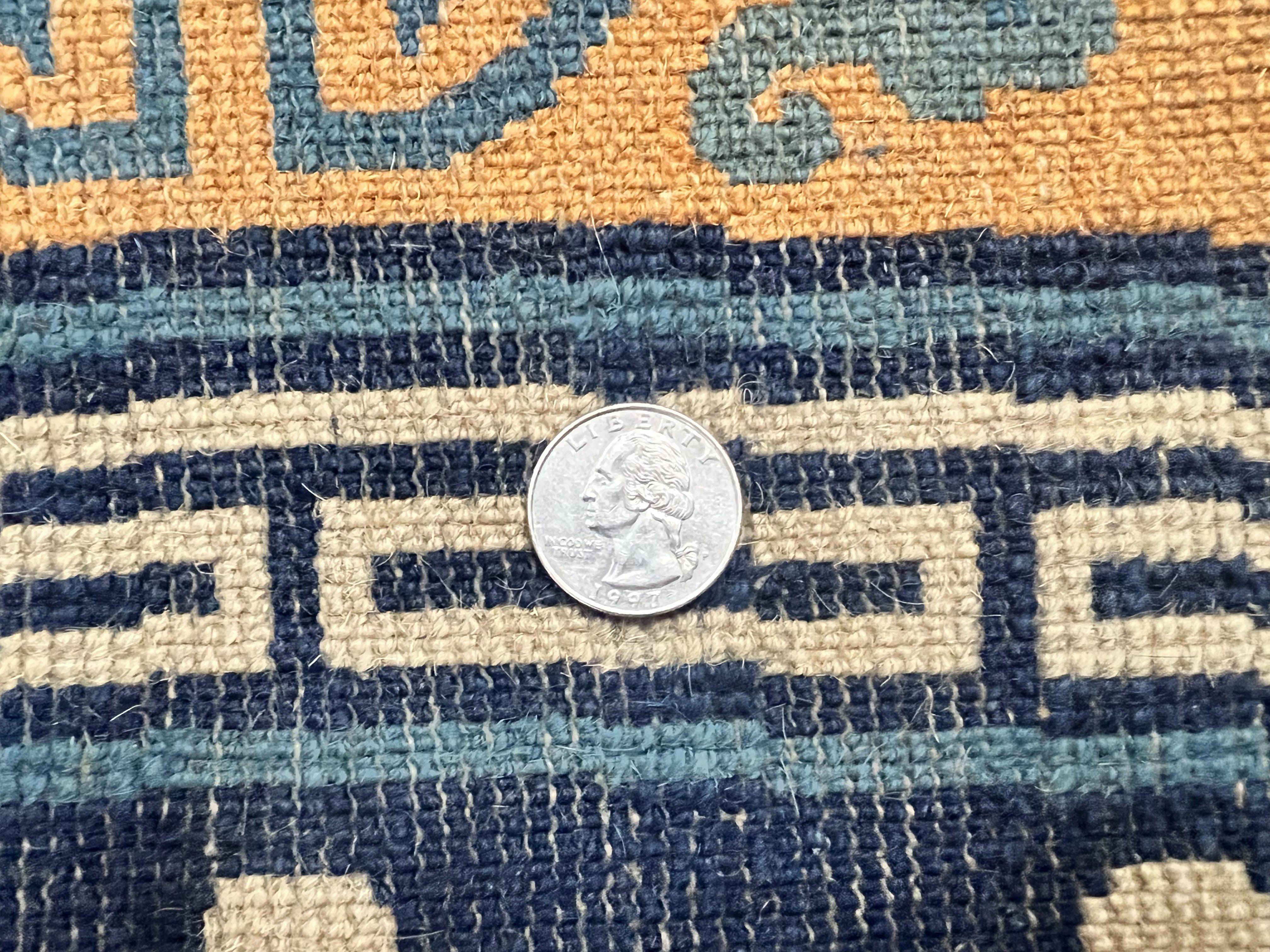 Antique Round Chinese Wool Rug 8x8, Chinese Peking Carpet, Asian Oriental Carpet 8 x 8 ft, Chinese Art Deco Rug, Nichols Rug - Jewel Rugs