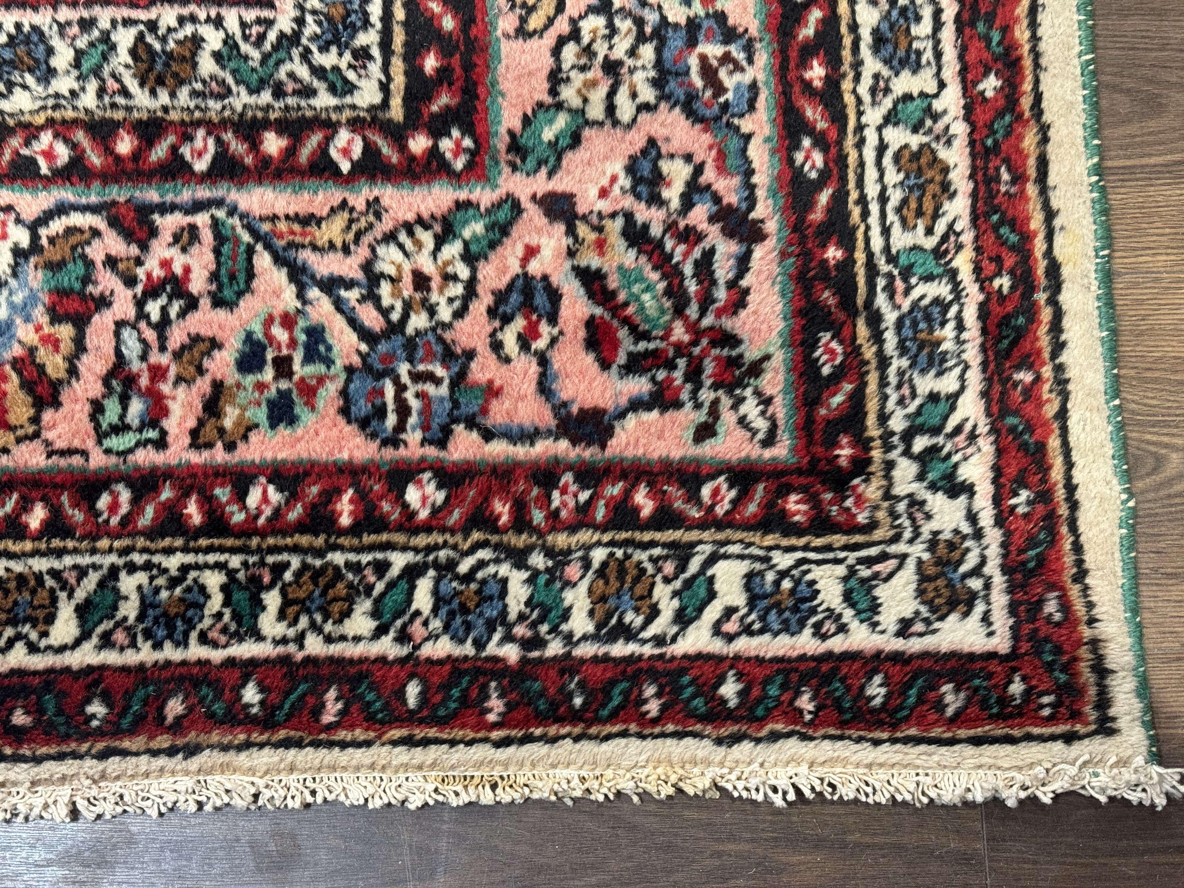 Palace Size Persian Rug 10 x 21 ft, Antique Hamadan Bibikabad Carpet, Handmade Antique Wool Oversized Rug, Ivory, Semi Open Field - Jewel Rugs