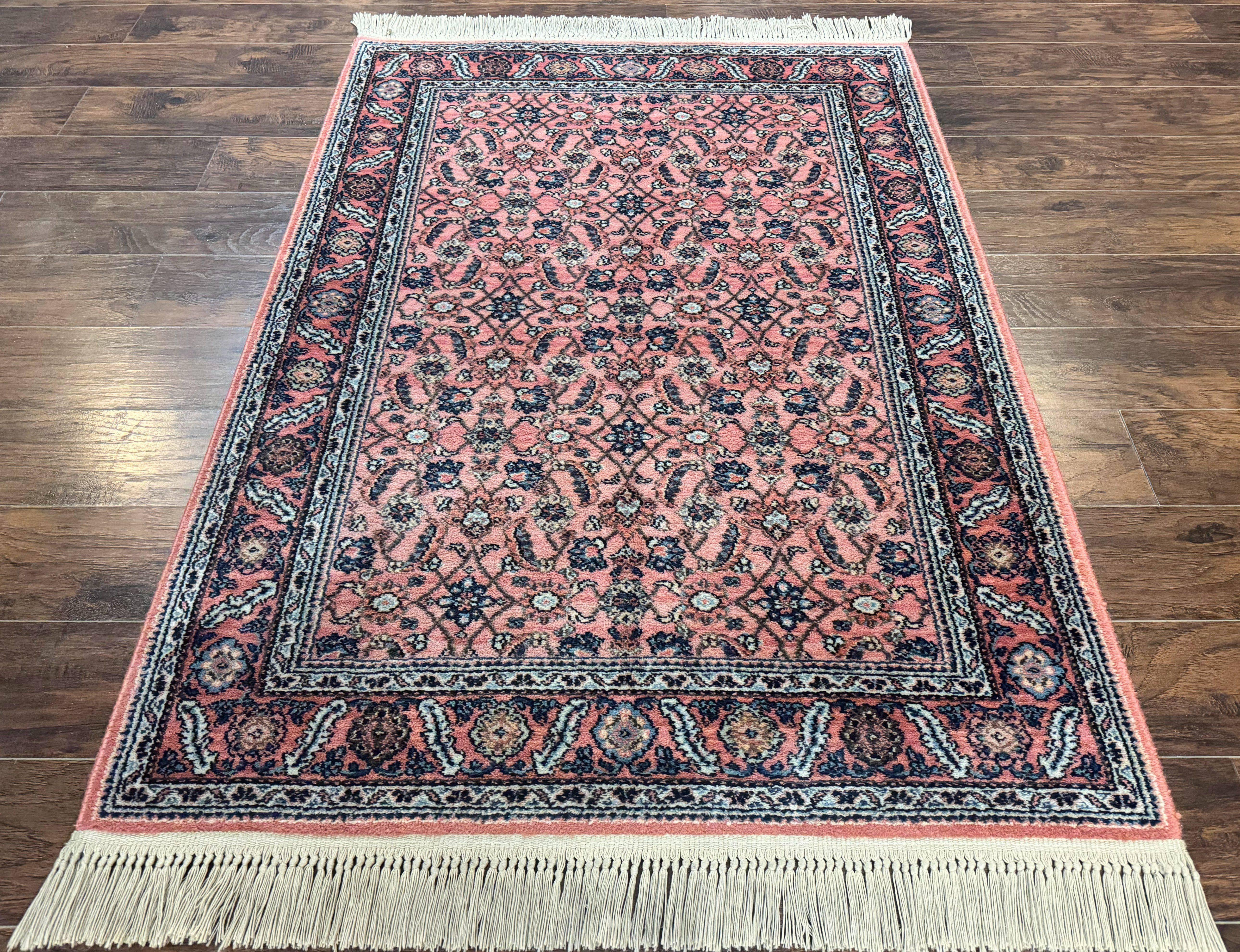 Karastan Rug 4x6 Antique Feraghan #754, Original 700 Series Discontinued Wool Pile Vintage Karastan Carpet, Rare Karastan Area Rug - Jewel Rugs