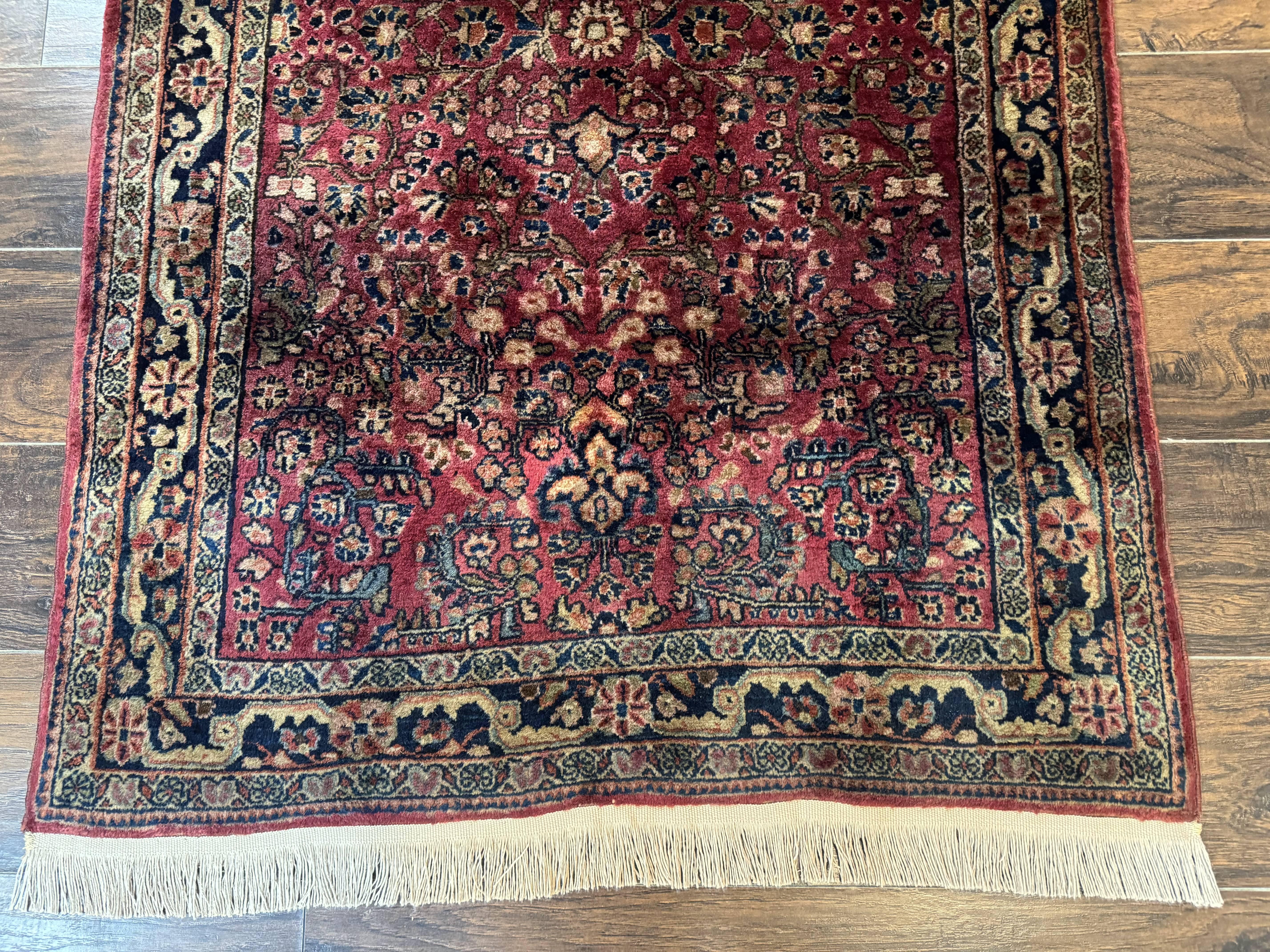 Persian Sarouk Rug 3x5, Antique Persian Carpet - Jewel Rugs