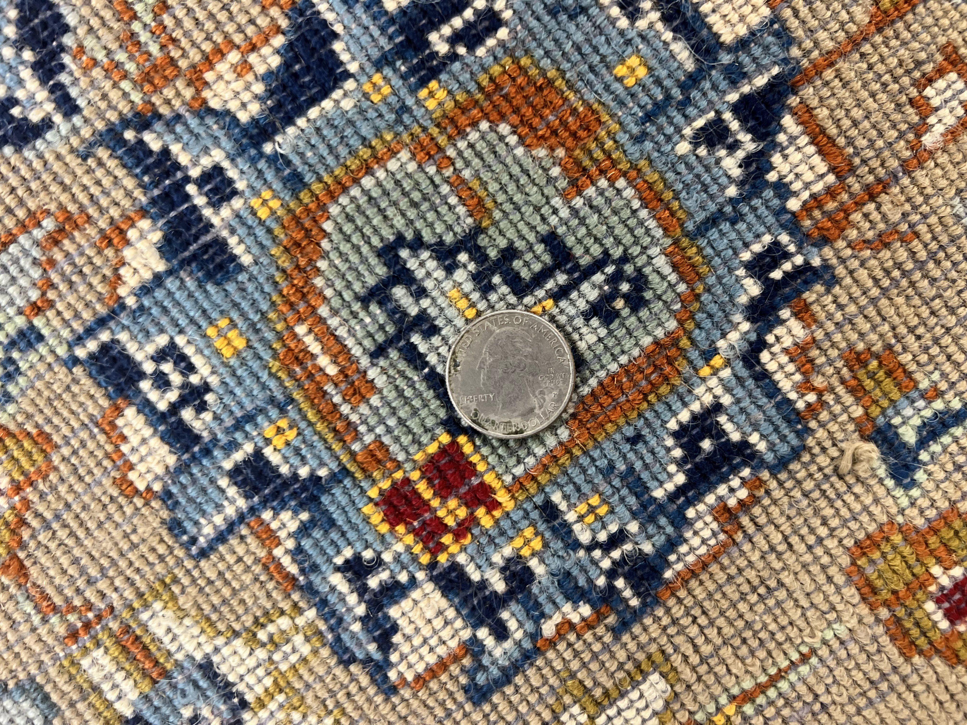 Persian Kashan Rug 10x13, Floral Medallion, Cream, Hand Knotted Antique Persian Carpet, Large Wool Rug - Jewel Rugs