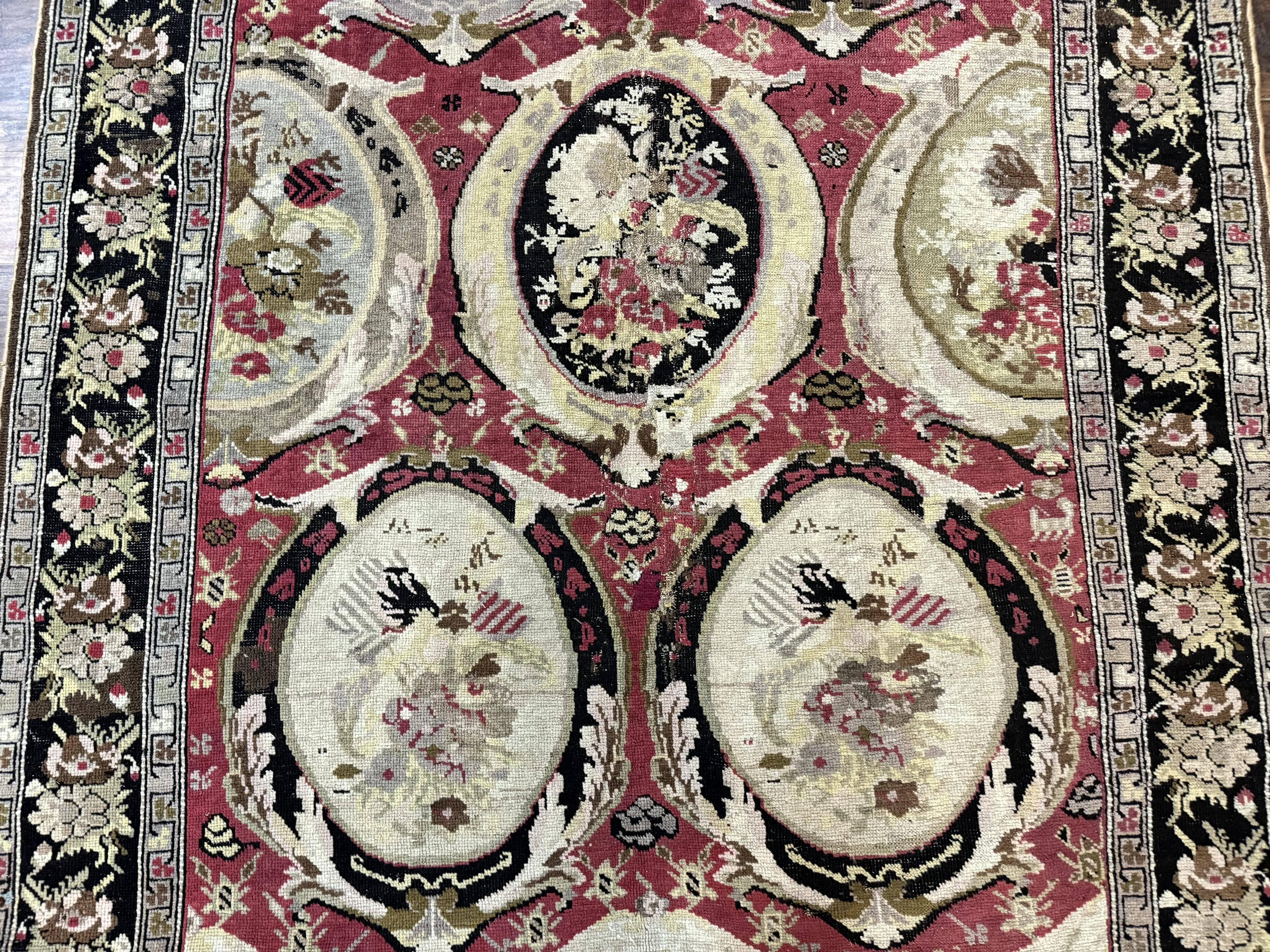 Antique Caucasian Karabakh Rug 5x10 - Jewel Rugs