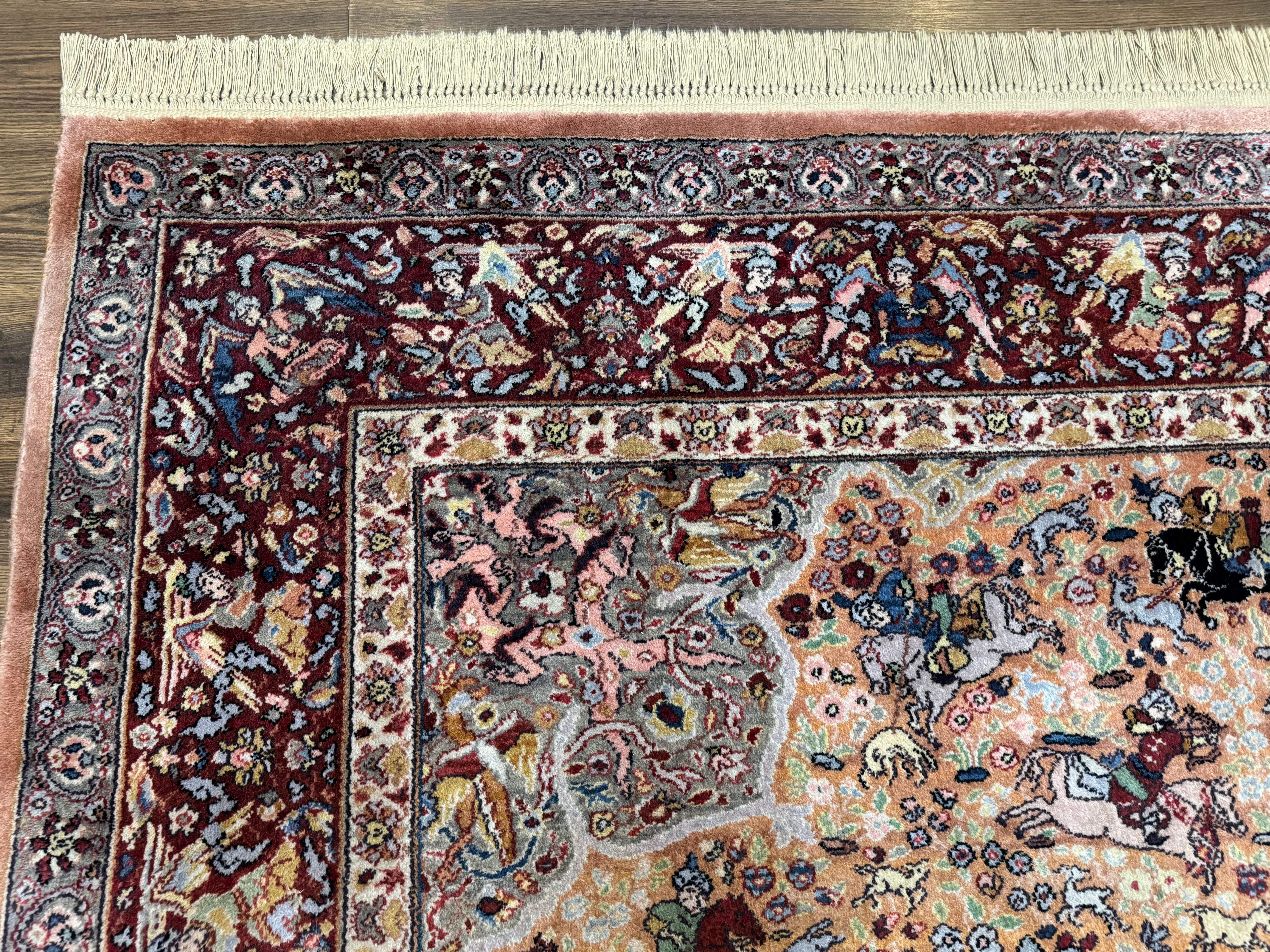 Karastan Rug 10x14 - Persian Hunting Rug #723 - Wool Pile, Vintage - Jewel Rugs