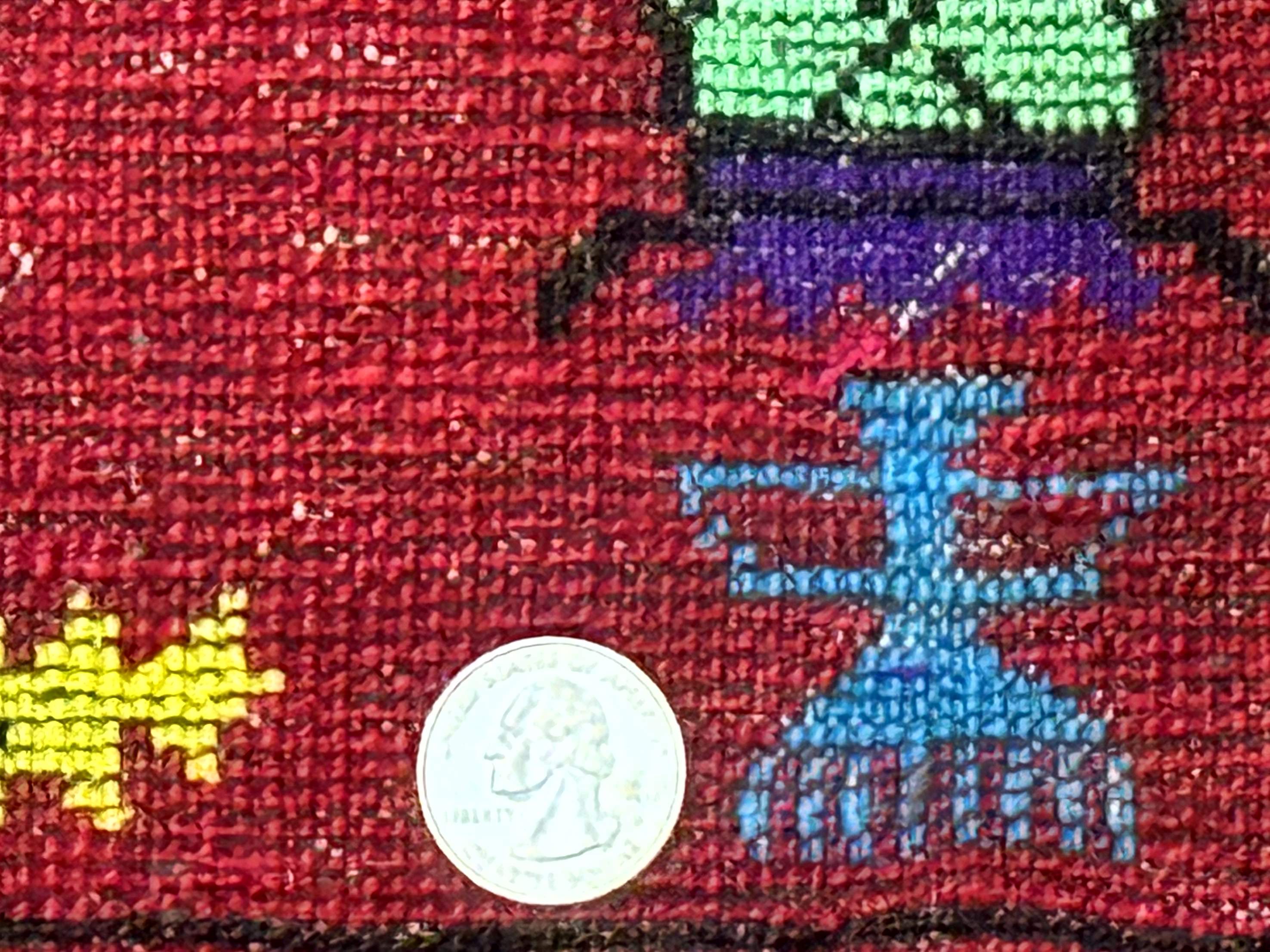 Small Persian Baluch Tribal Rug, Red, Floral, Tribal - Jewel Rugs