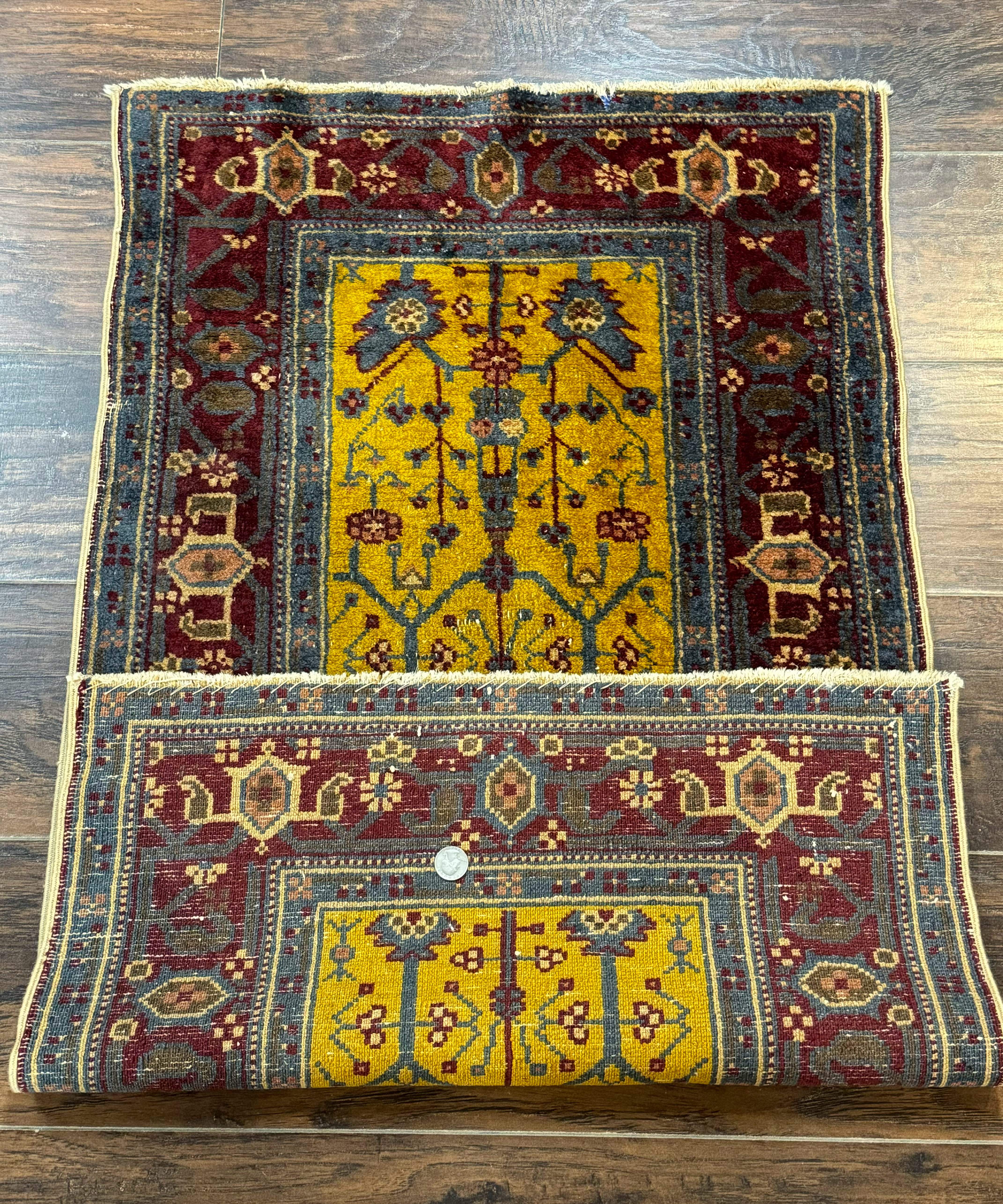 Indian Agra Rug 2x4 – Hand-Knotted Wool Antique Carpet - Jewel Rugs