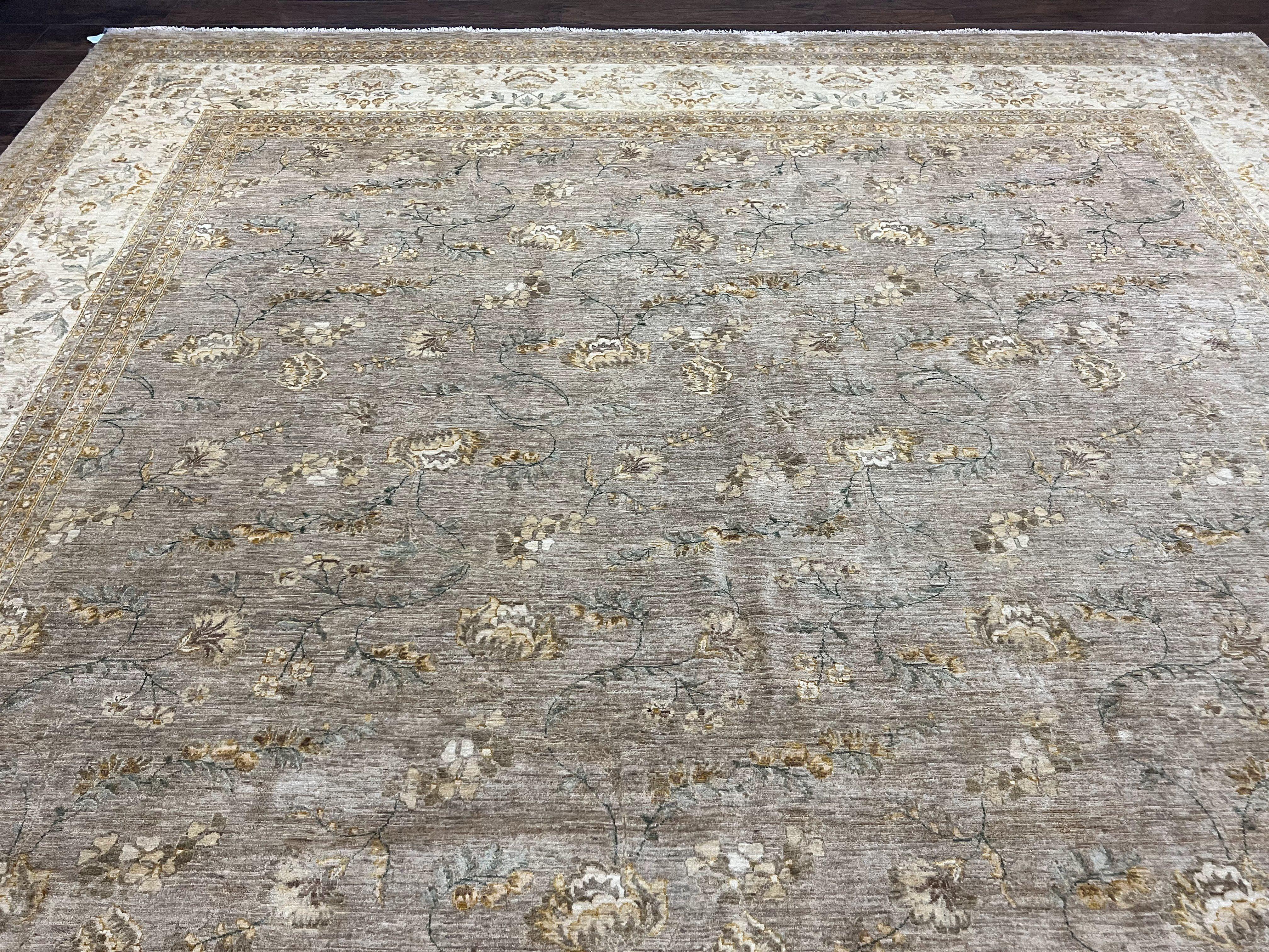 Pak Persian Rug 12x15, Wool Hand Knotted Oriental Floral Carpet, Signed by Master Weaver, 12x15 Large Palace Size Rug - Jewel Rugs