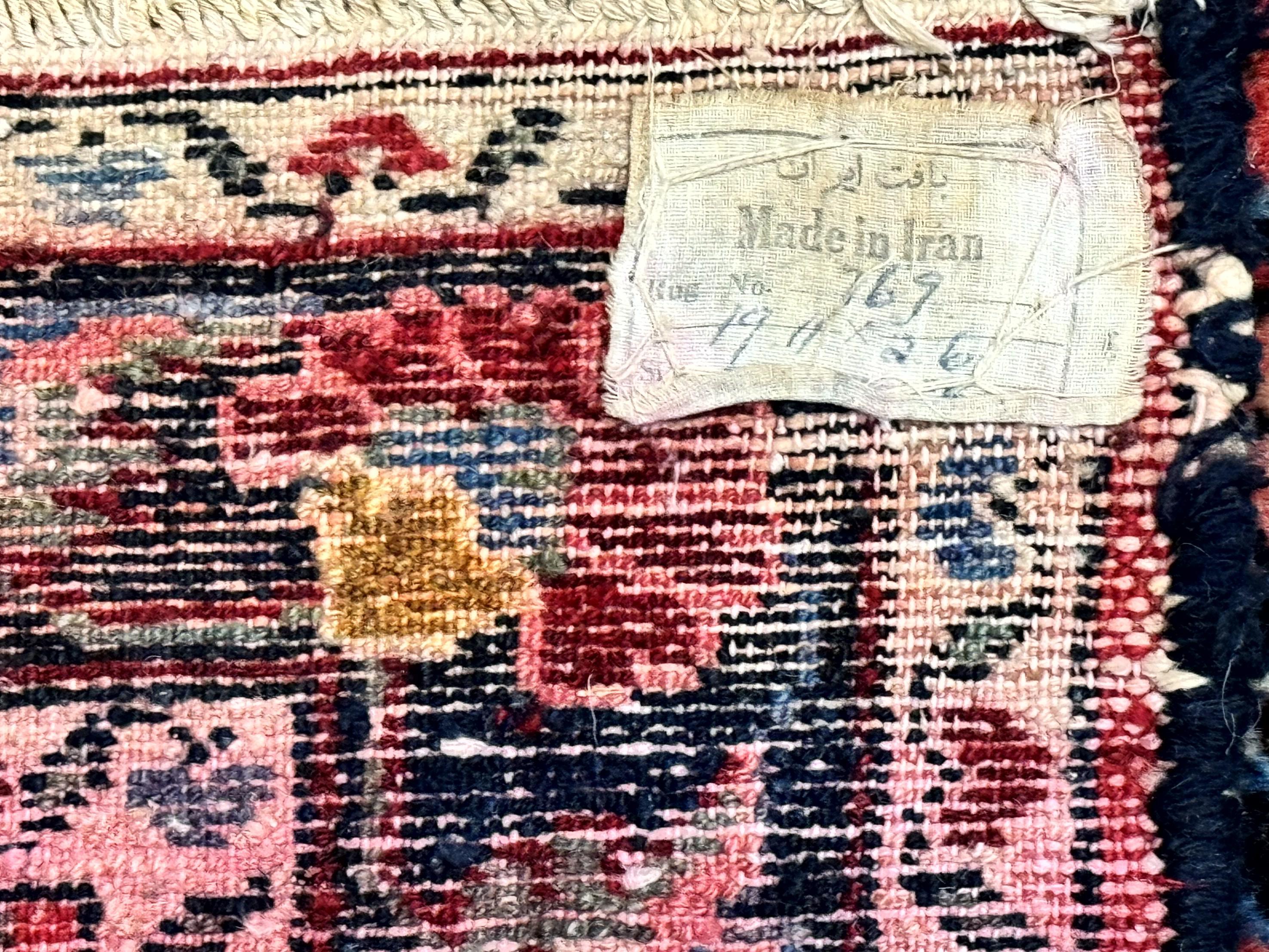 Antique Persian Runner Rug 2.7 x 20 Red Long Runner for Hallway Wool Handmade - Jewel Rugs