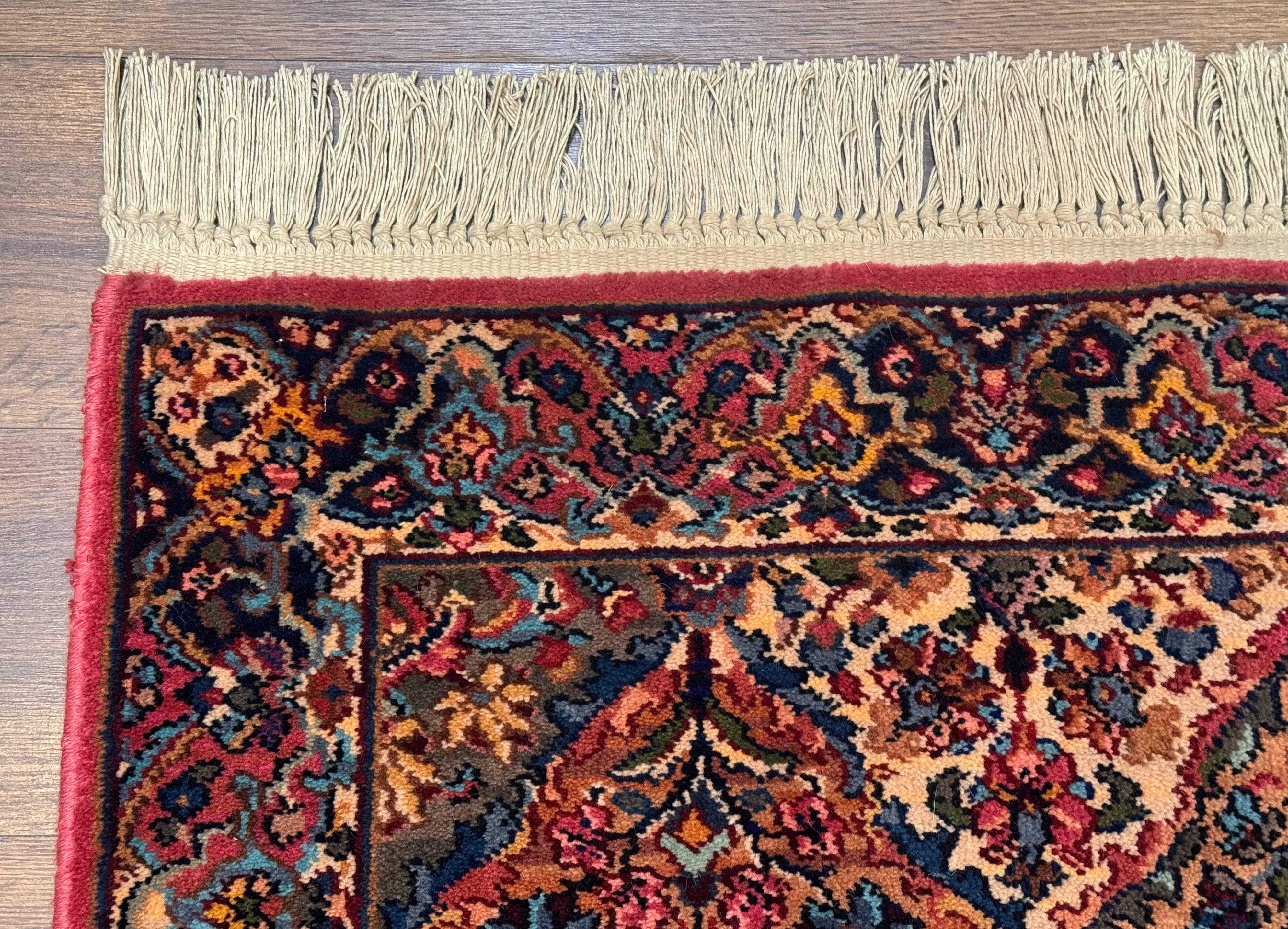 Karastan Runner Rug 3x12 Multicolor Panel Kirman #717, Wool Hallway Rug 3 x 12 - Jewel Rugs