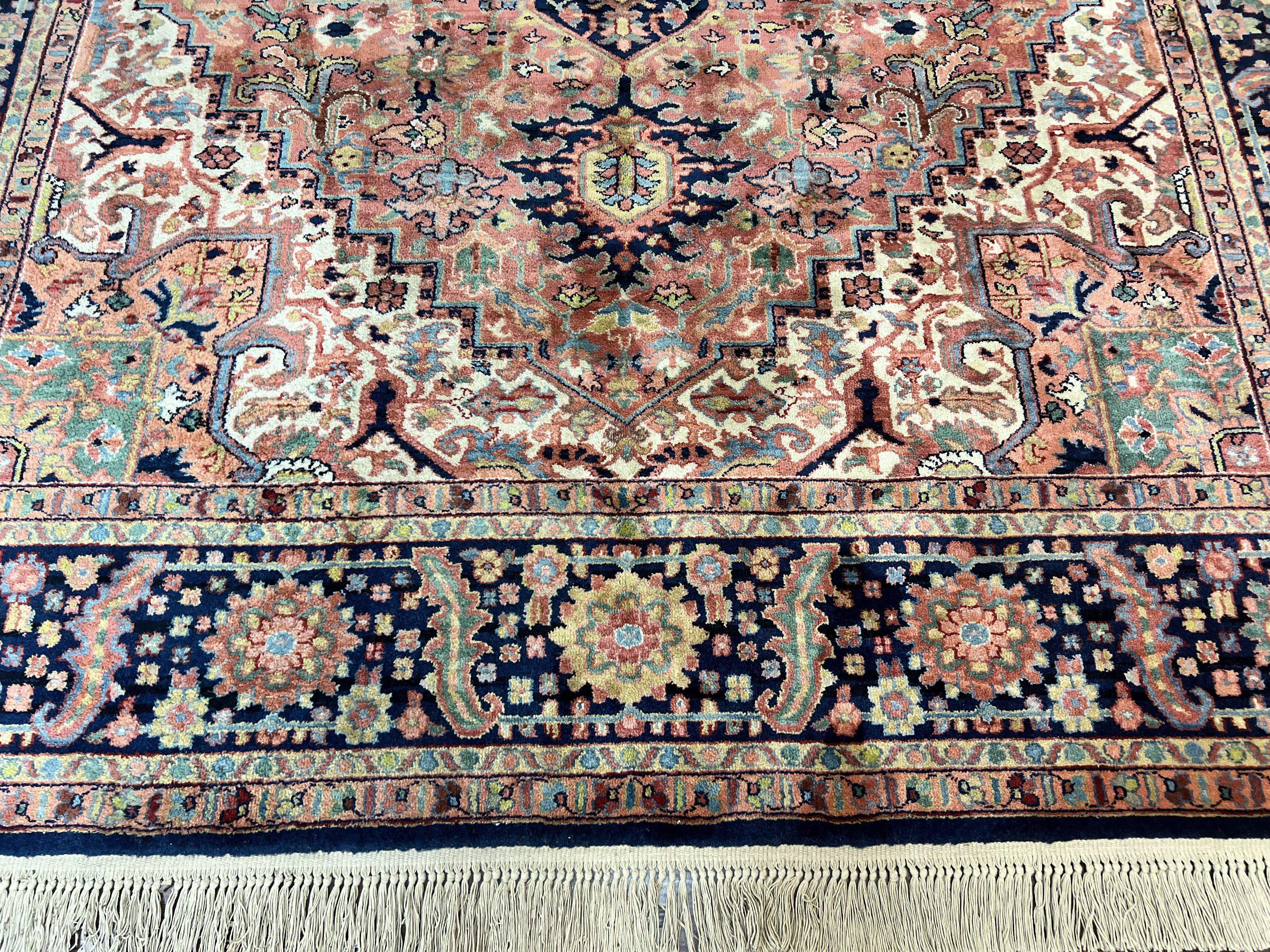 Karastan Rug 8.8 x 12, Karastan Heriz #726, Wool Pile Karastan Area Rug, Rare Hard to Find, Original 700 Series - Jewel Rugs