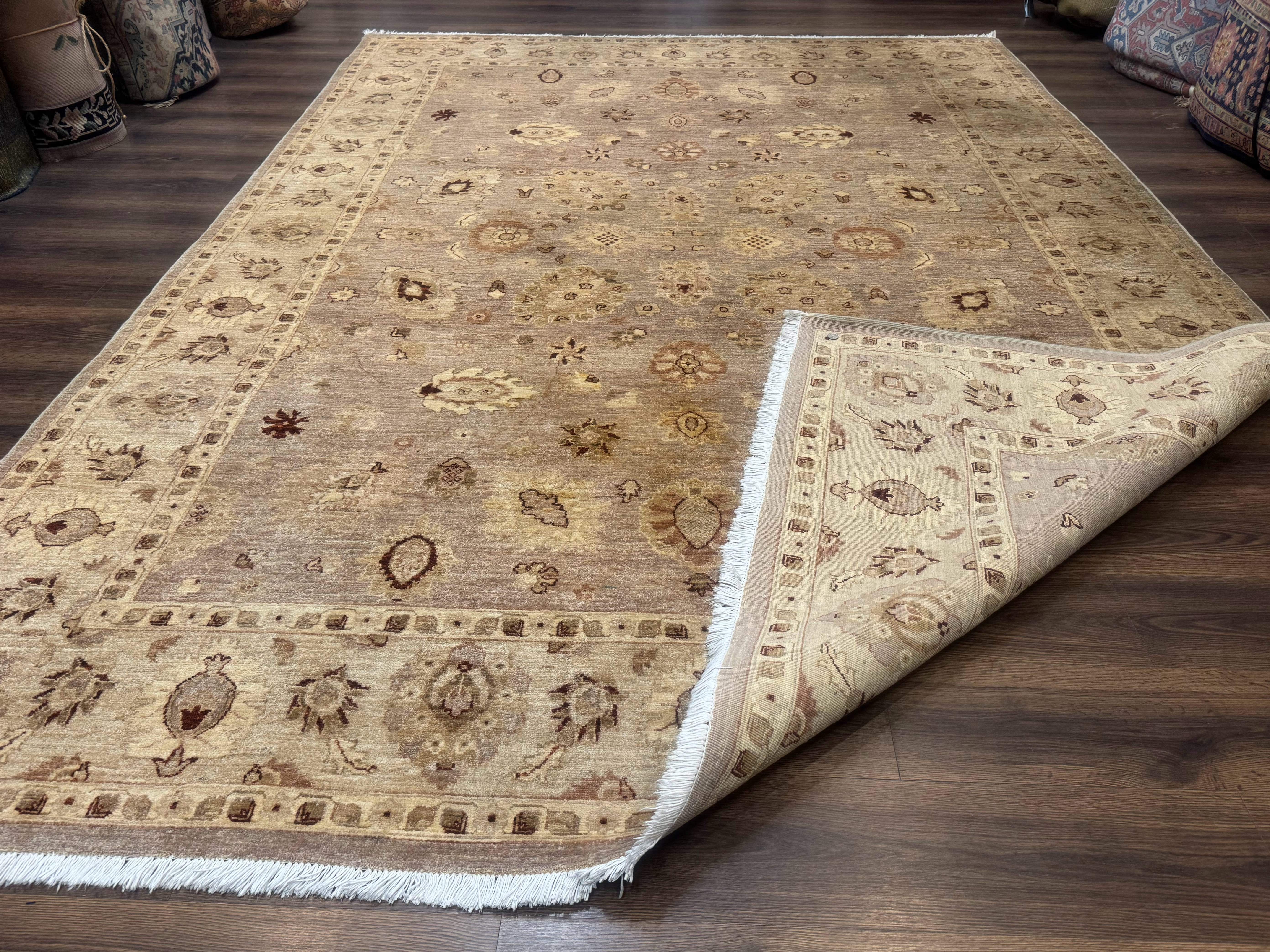 Pakistani Peshawar Rug 8x11, Indo Persian Mahal Carpet, Traditional Wool Oriental Rug - Jewel Rugs