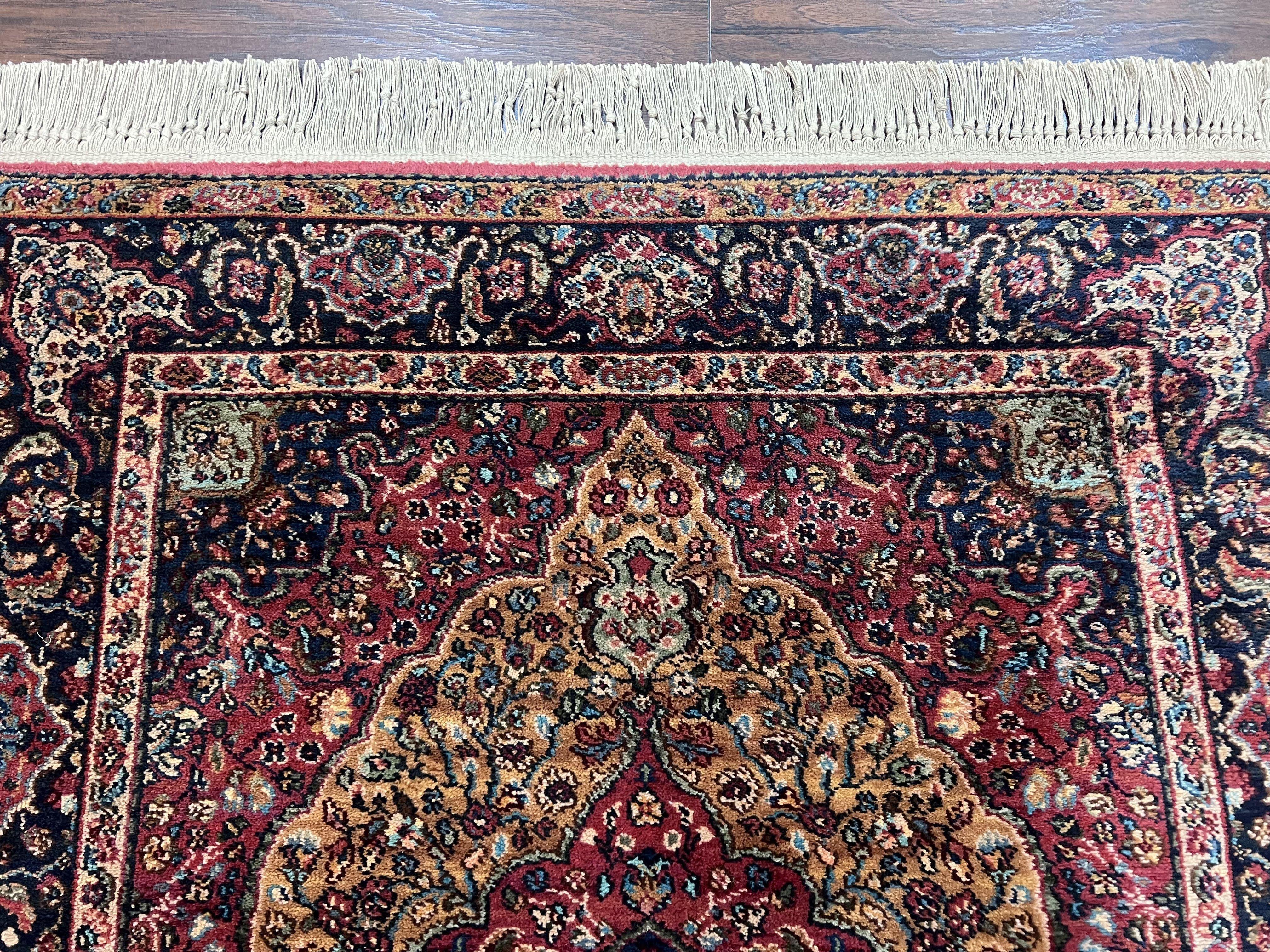 Karastan Rug 4x6 Medallion Kirman #700/718, Original Karastan Collection 700 Series, Discontinued Wool Karastan Carpet Vintage 4 x 6 Rug - Jewel Rugs