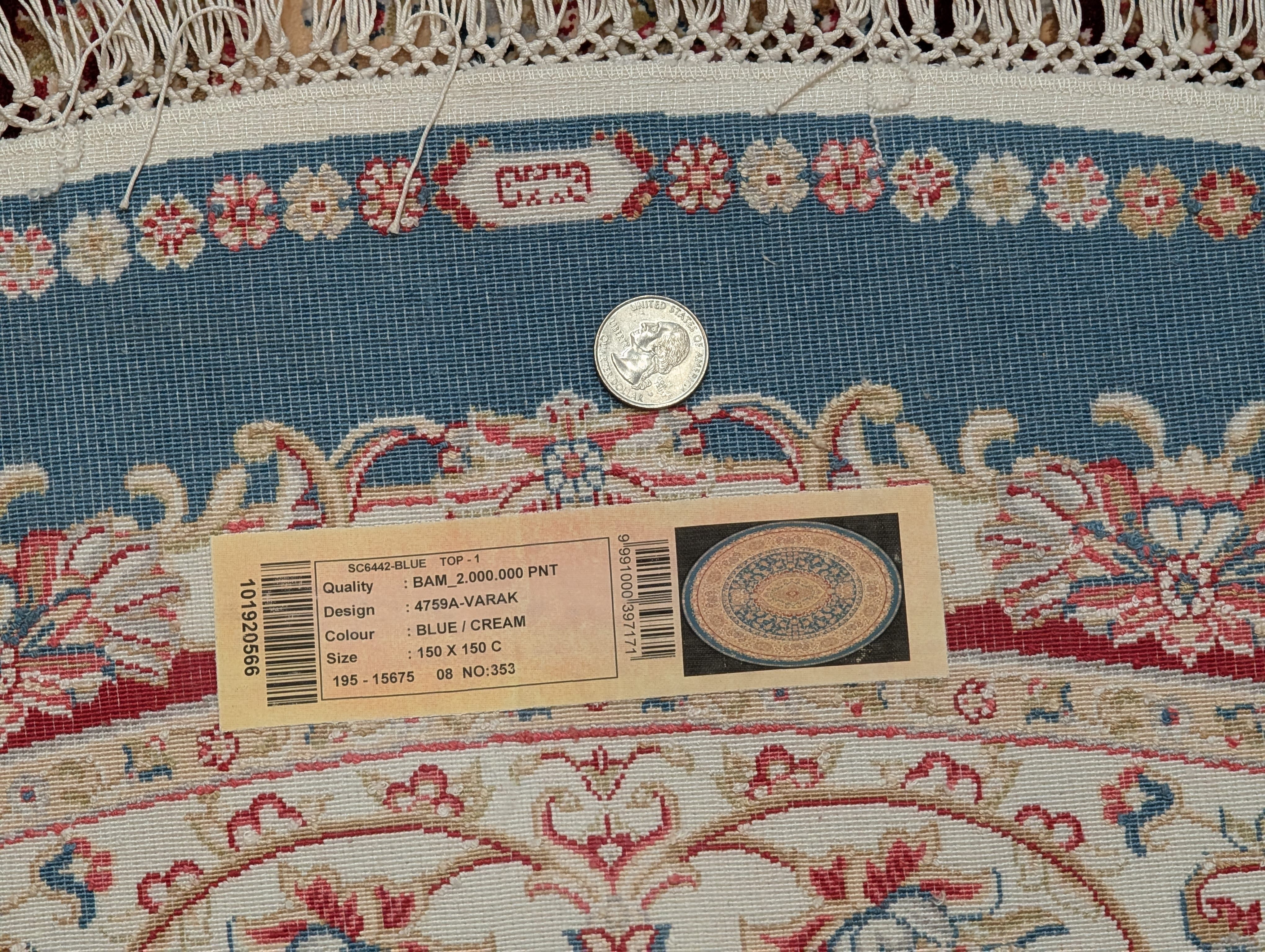 Round Silk Rug 5x5, Silk Oriental Carpet, New, Turkish Silk Rug, Bamboo Silk - Jewel Rugs