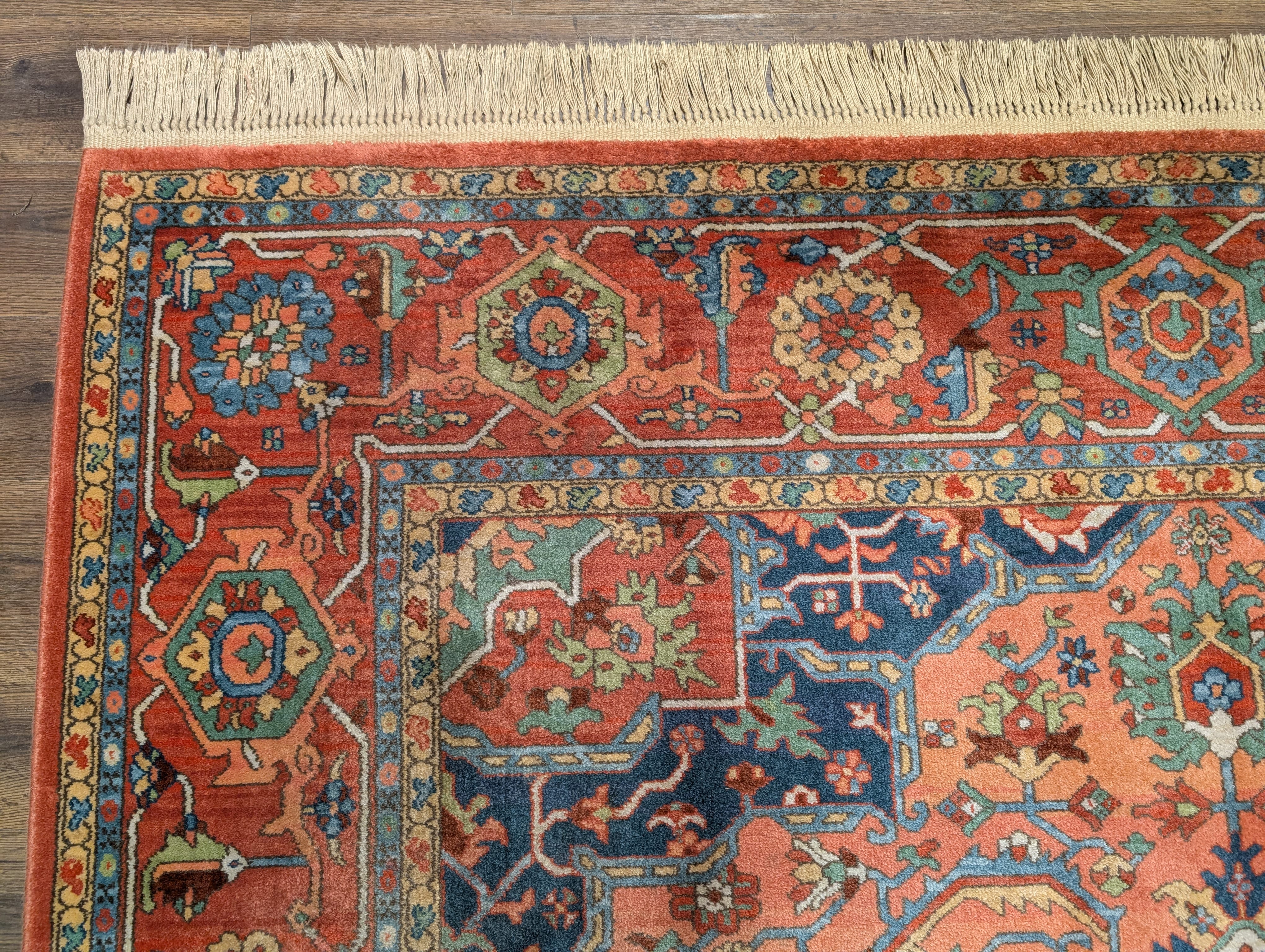 Karastan Rug 8.8 x 12 Medallion Serapi #736, Wool, Vintage, Rare - Jewel Rugs